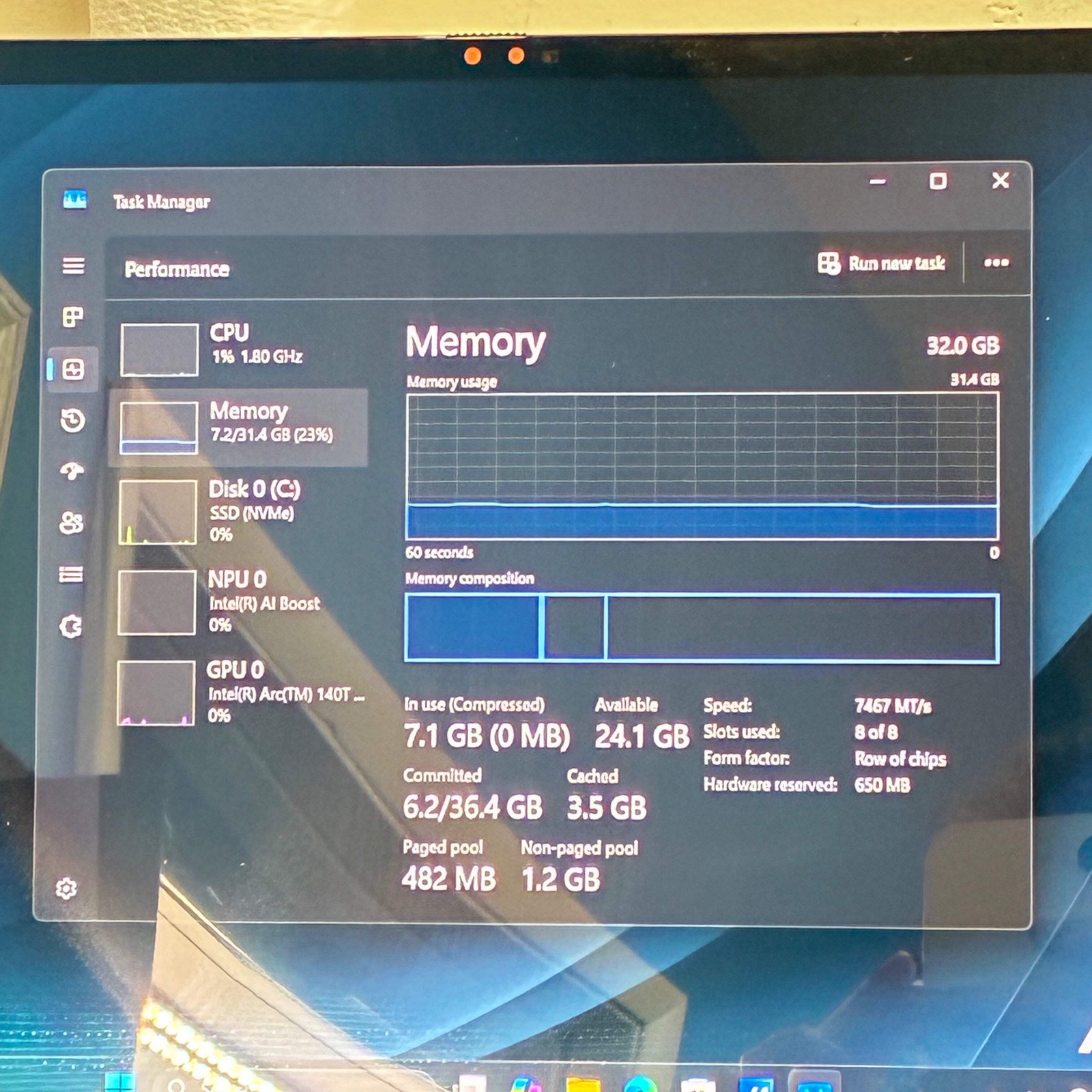 Asus Zenbook UX3405C 14in Ultra 9 32GB 1TB Silver READ