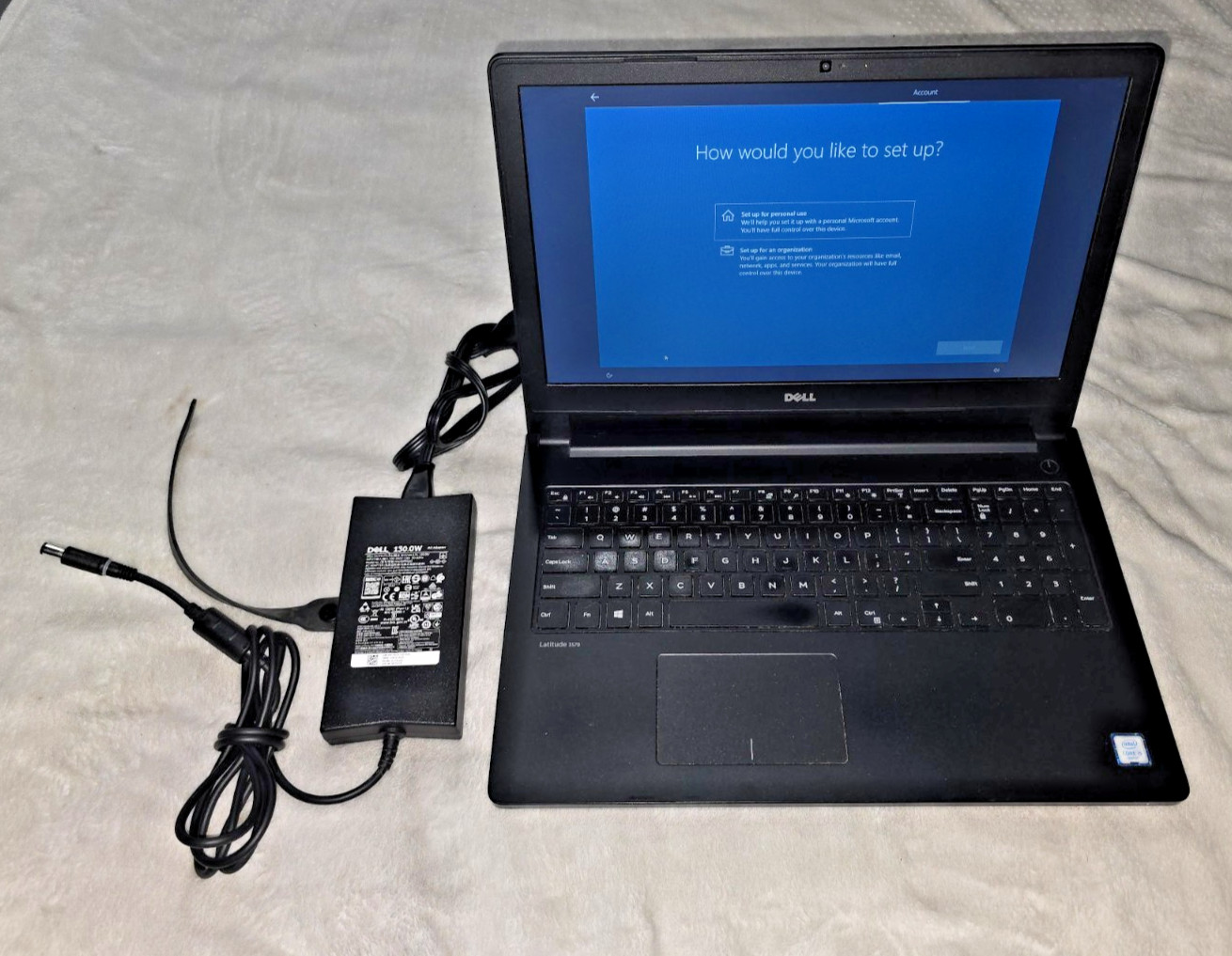 Dell Laptop Latitude 3570 BLACK Built-in Webcam w/ Power Adapter Working