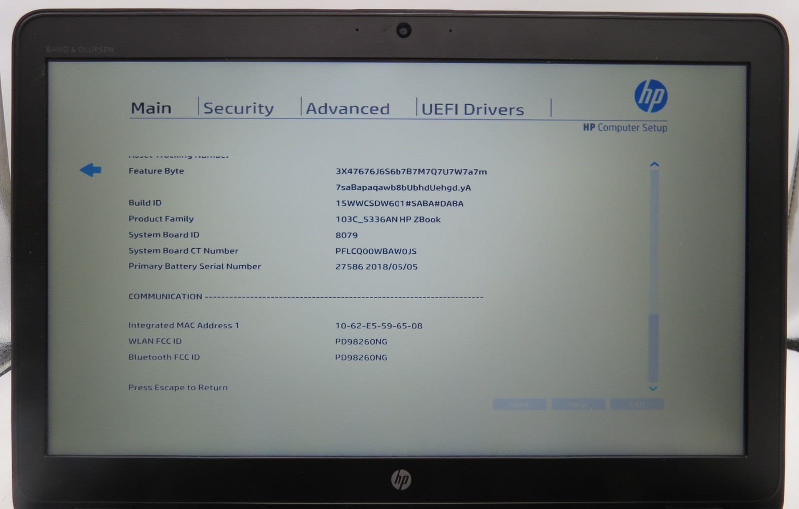 HP ZBook 15u G3 | 15.6″ | i7-6500U @2.50GHz | 8GB RAM | 480GB SSD | No OS