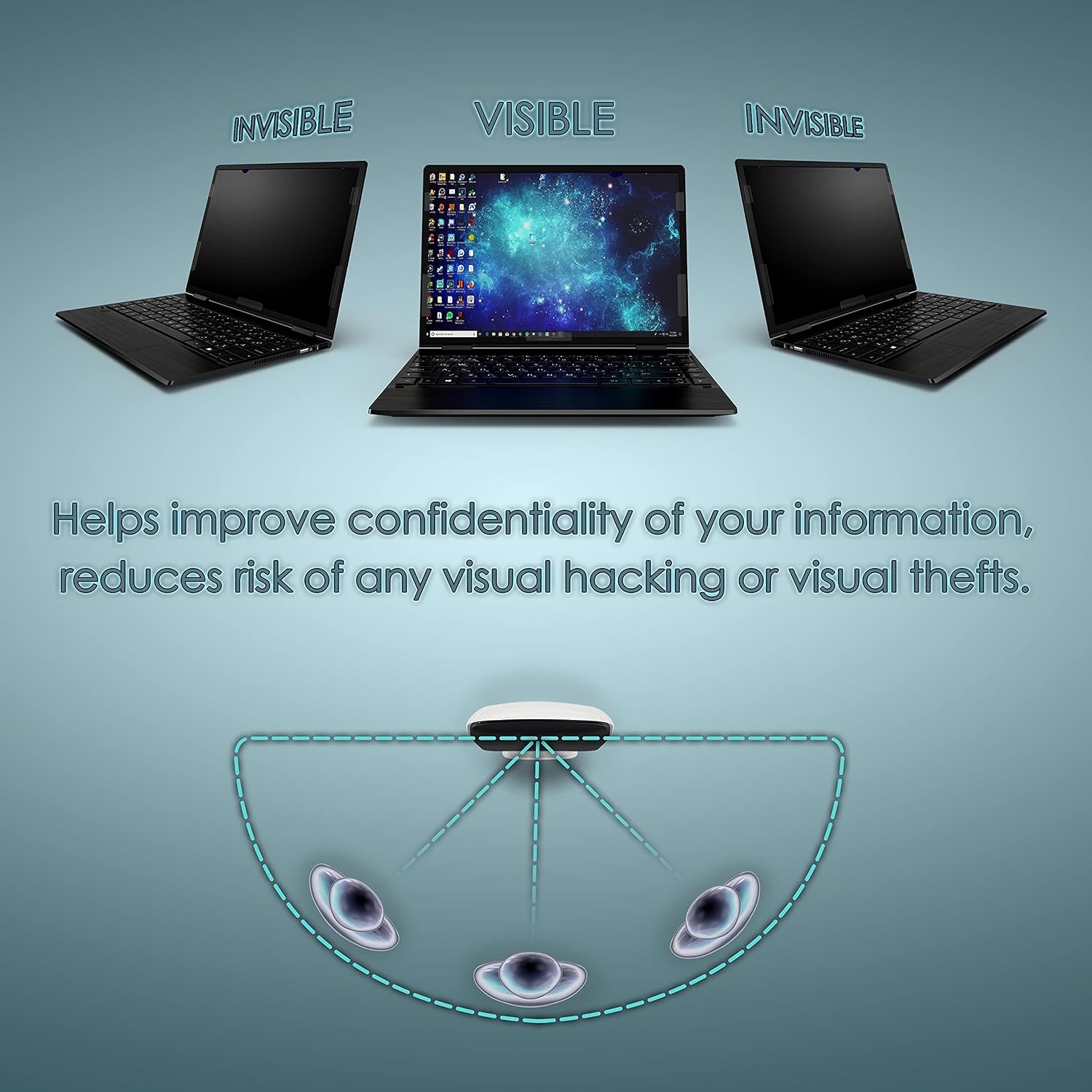 Privacy Screen Filter for 17.3 Inches Laptop, 15.1 inch width x 8.5 inch height