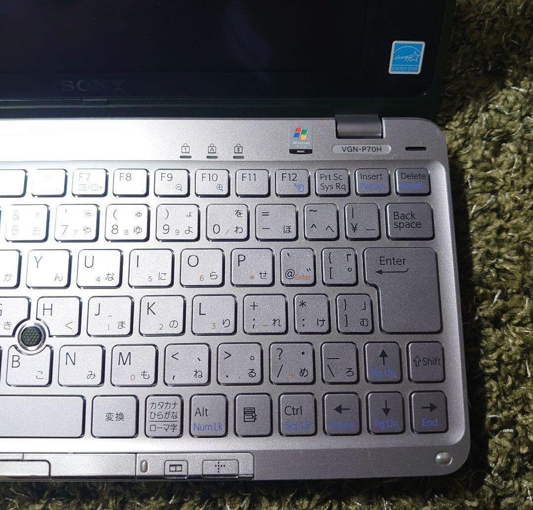 SONY VAIO P VGN-P70H/G Atom Z520 2GB HDD 60GB 8″ Win Vista Ultra Portable