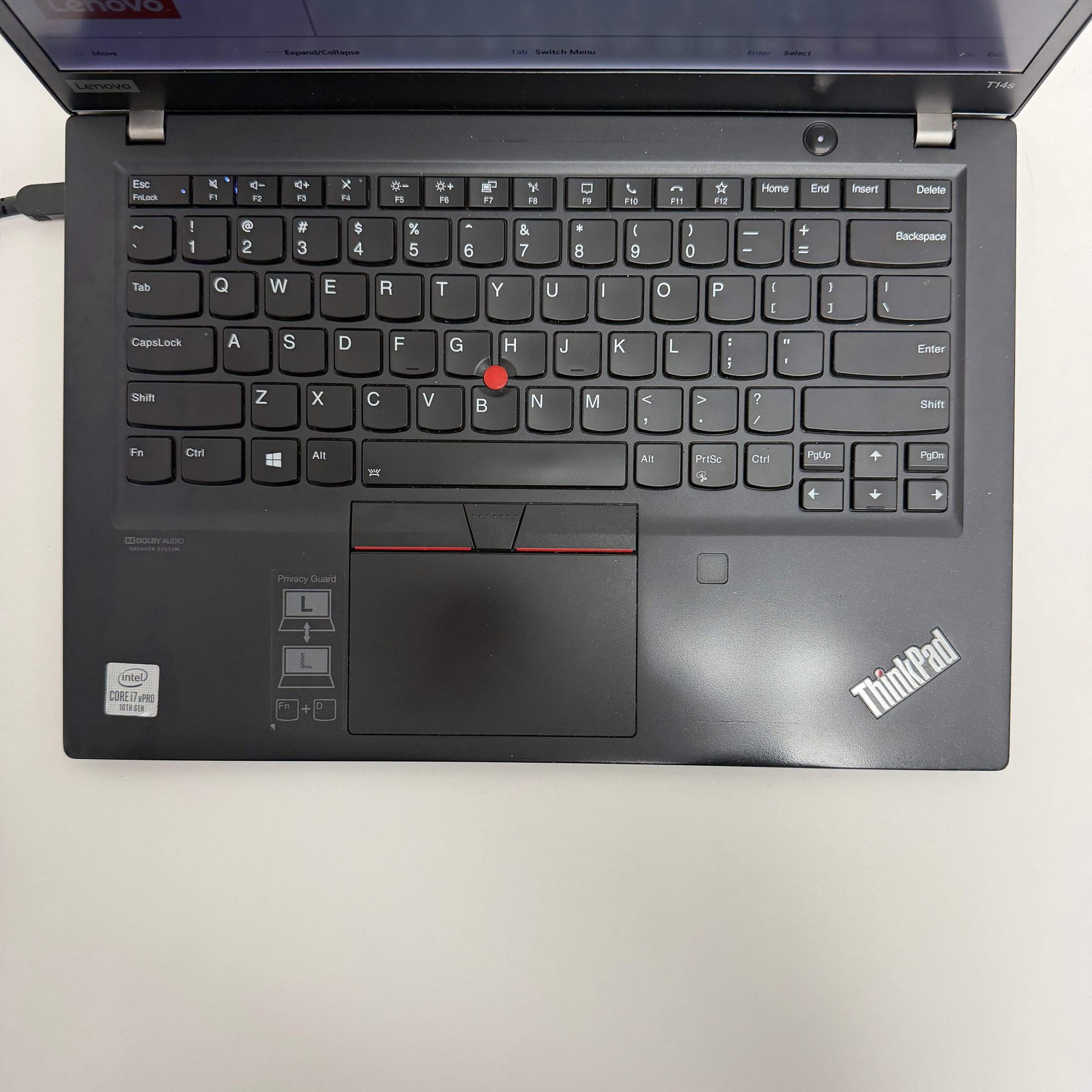 Broken Lenovo ThinkPad T14s Gen 1 20T1 14″ i7-10610U 1.8GHz 32GB RAM LCD Spots