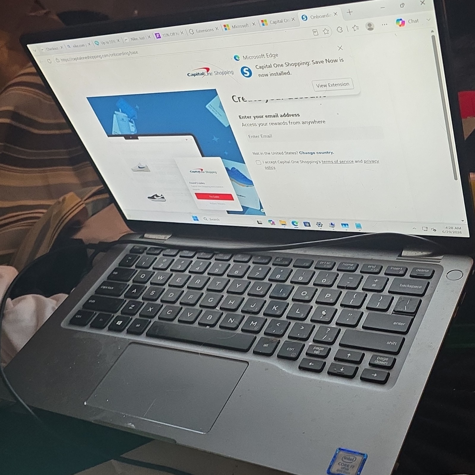 dell 14″ FHD Windows 11 Core i5 8GB RAM 256GB SSD Gray