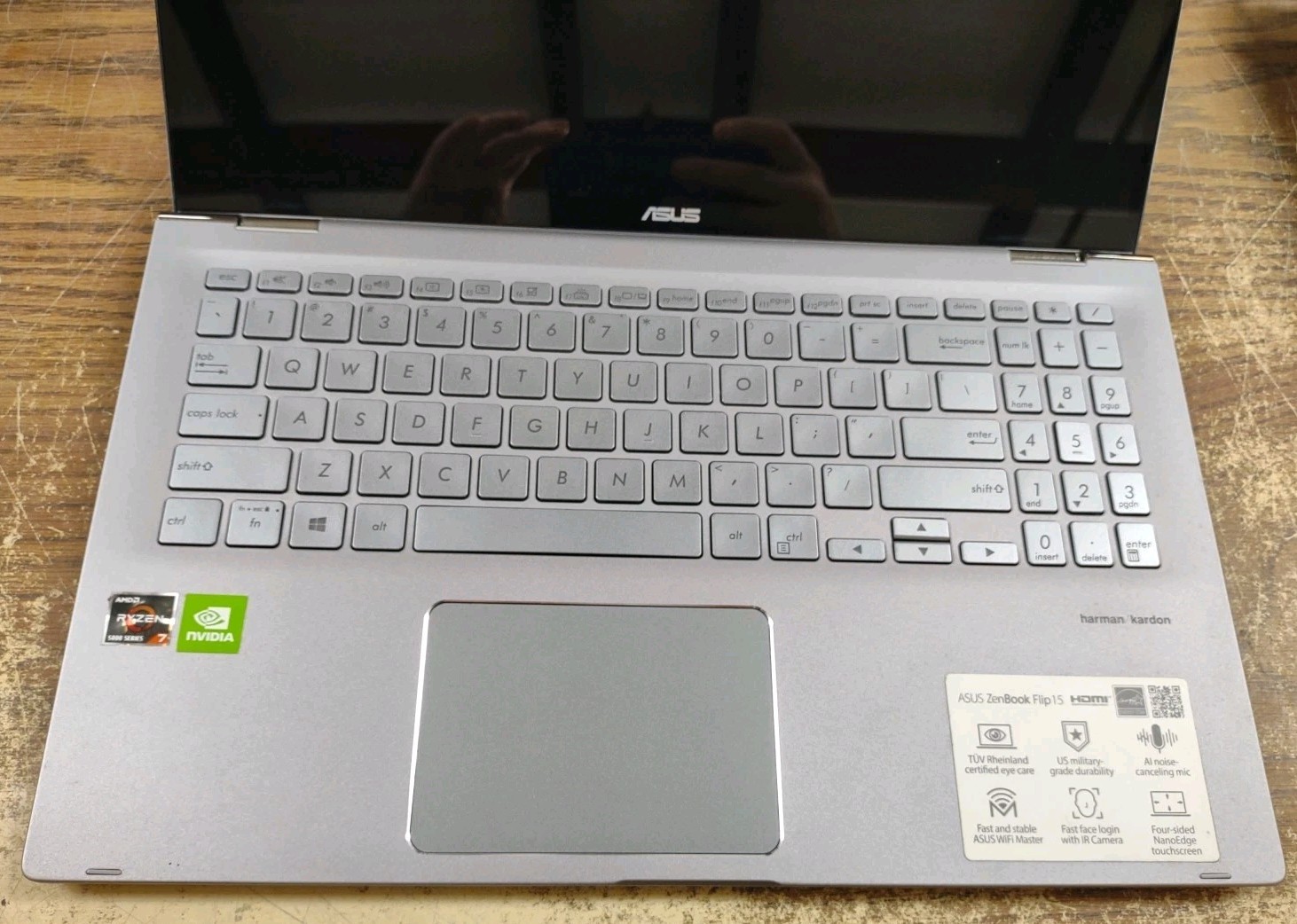 Asus Zenbook Flip 15 Q508U 15.3″ Ryzen 7 5700U 8GB RAM 256GB SSD
