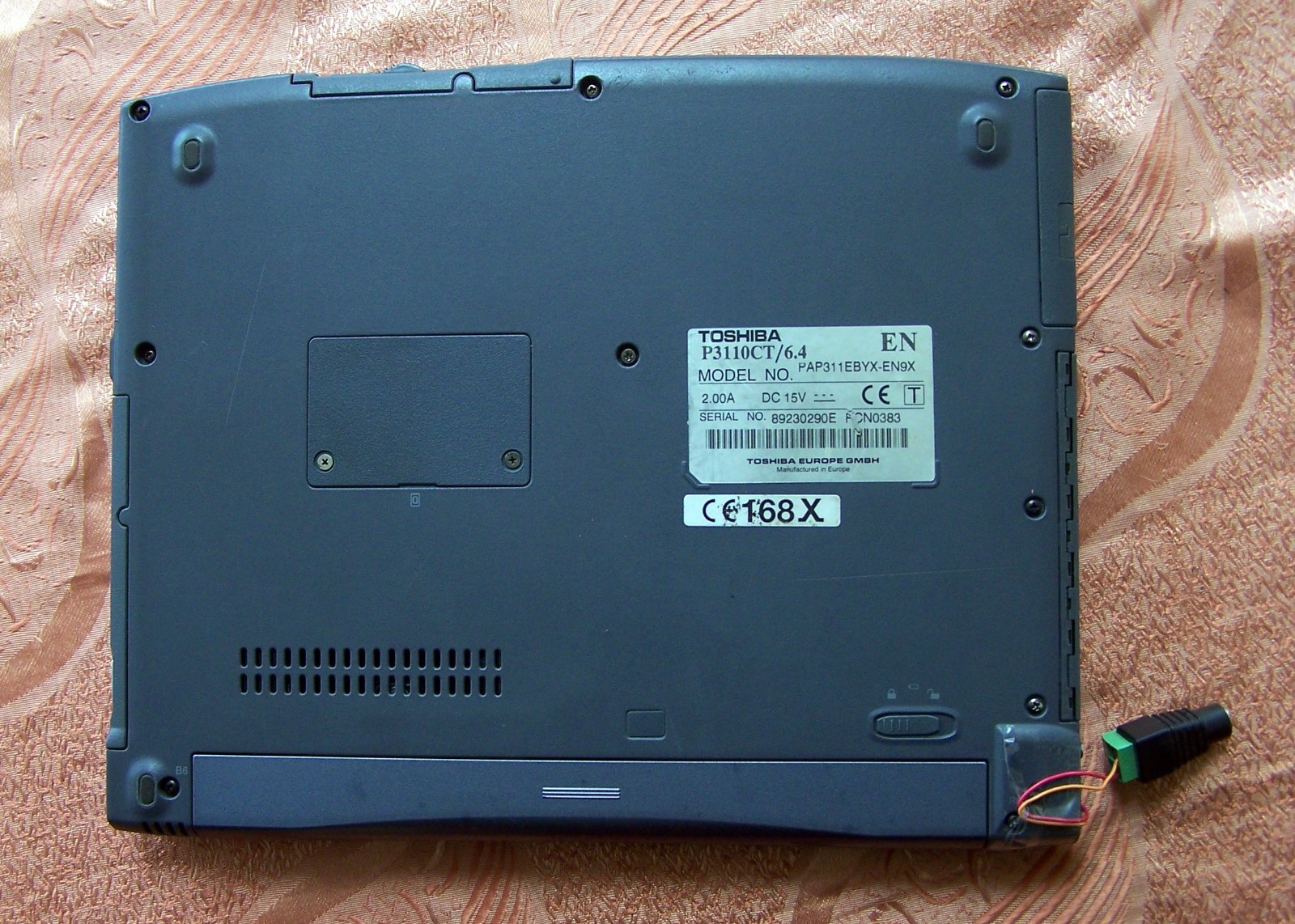 Win95 Toshiba Portege 3110CT Pentium 2, 300MHz 64MB 4GB Floppy Dos-ΝΟ armada cds