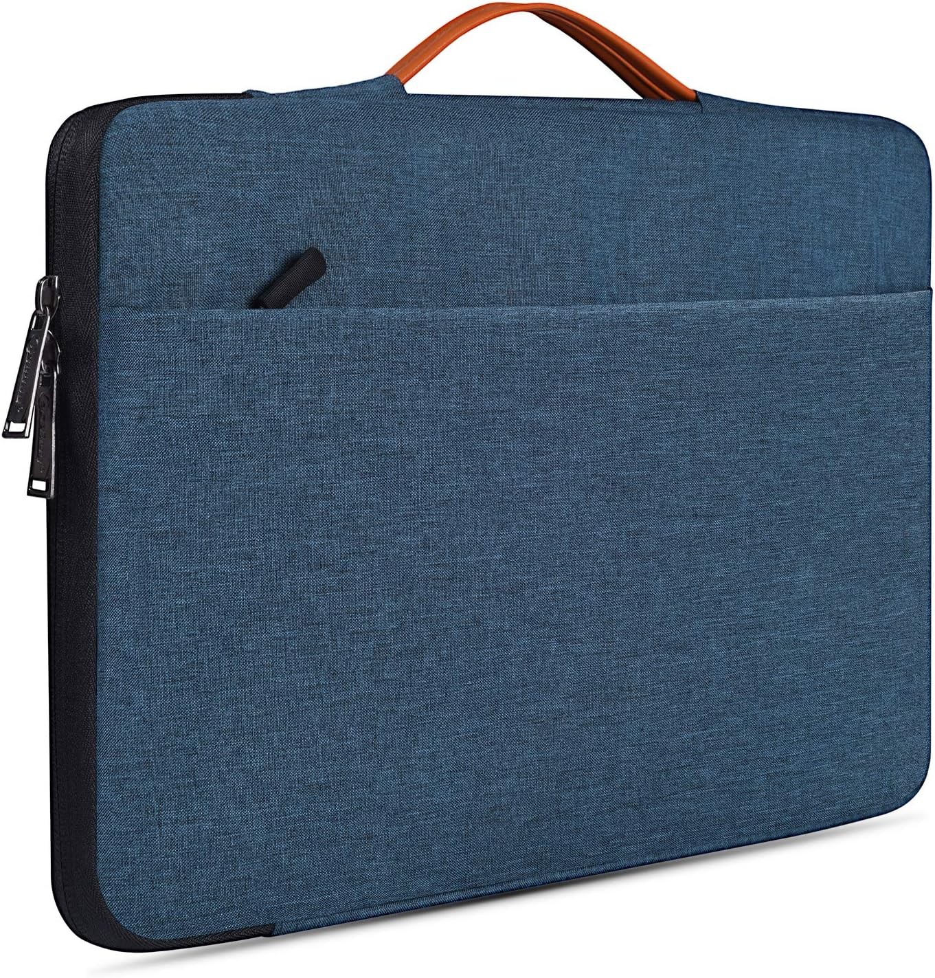 Navy Blue 14 inch Laptop Sleeve Case for Dell XPS 15, Lenovo Flex 5, Acer 14-inc