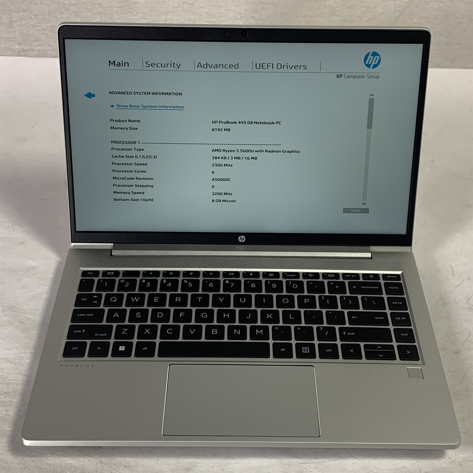 HP ProBook 445 G8 14″ Laptop Ryzen 5 5600U 2.3GHz 8GB – NO DRIVE