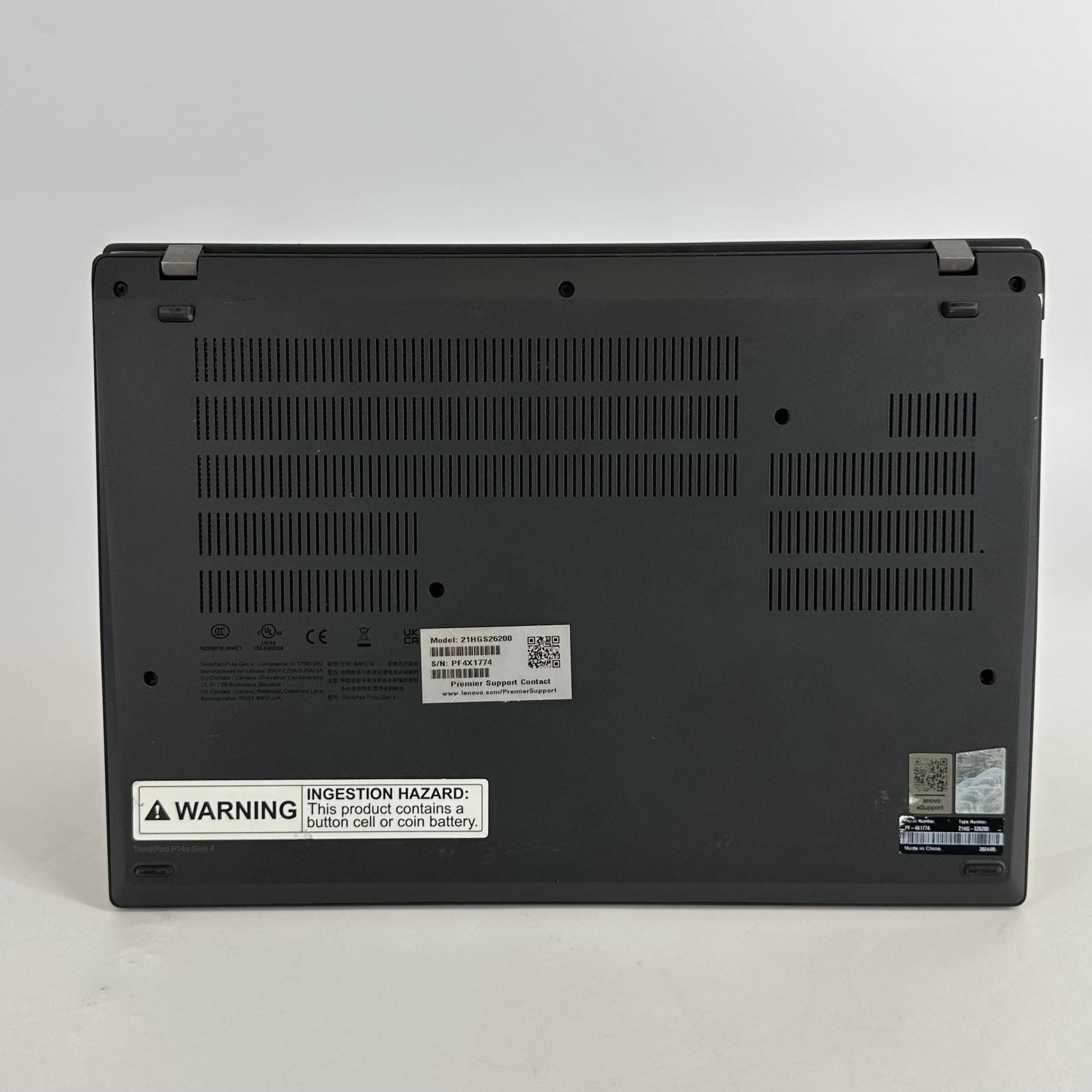 Lenovo ThinkPad P14s Gen 4 FHD+ 1.9 GHz i7-1370P 32GB 512GB SSD RTX A500 Good