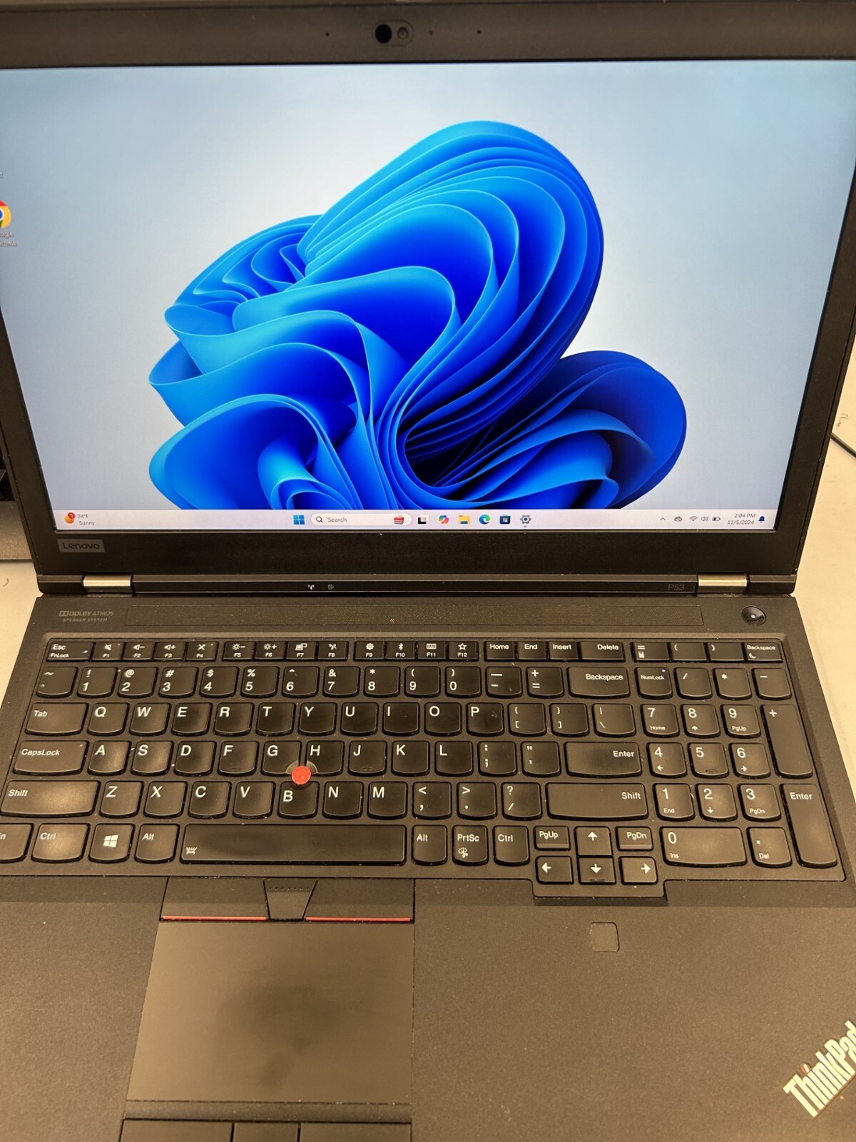 Lenovo 20QN TP P53 15.6″ i7-9750H 16GB 500GB SSD Nvidia Quadro T2000 Win 11 Pro