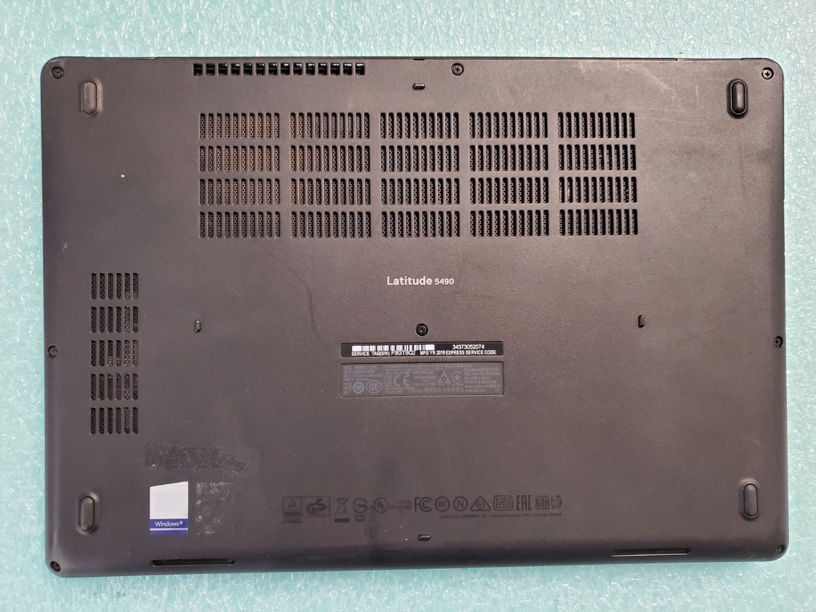 Dell Latitude 5490 i5-7300U@2.6GHz 4GB RAM No HD/OS *BIOS/No battery* | C626