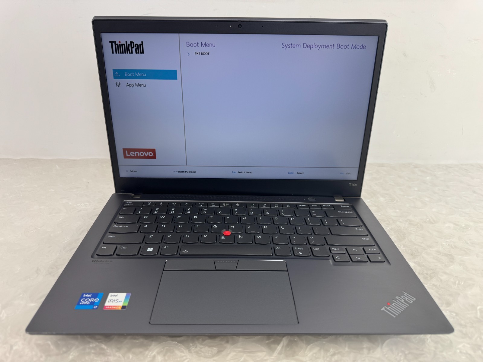 Lenovo ThinkPad T14s Gen 2 i7-1185G7 16GB No SSD/OS/AC Parts/Repair Laptop