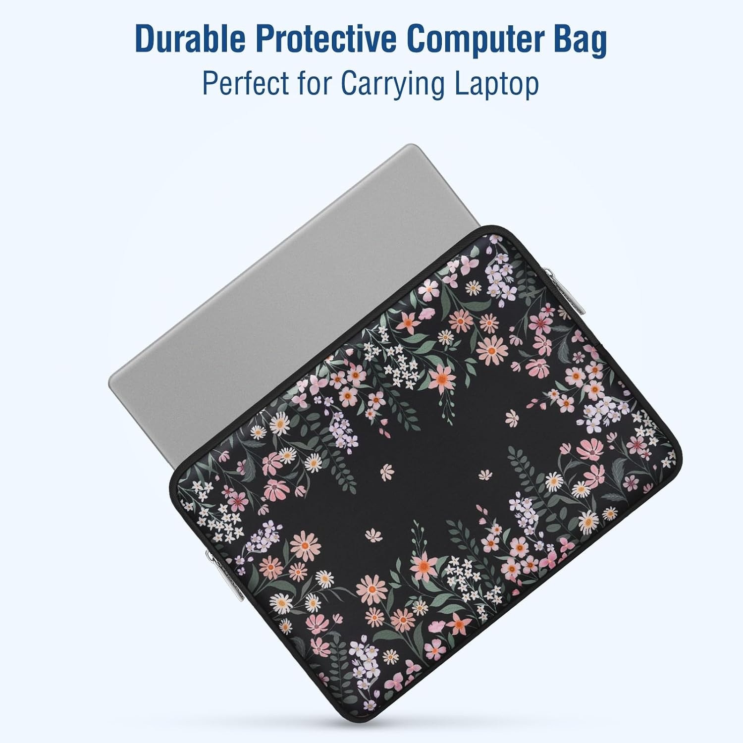 Neoprene Laptop Sleeve for 13-14 Inch Laptops, Compatible with MacBook Pro/Air 1