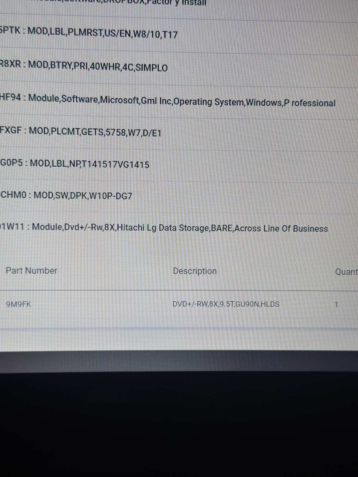 Dell Inspiron 17 Laptop with I3 processor, 4GB RAM, 500GB hard drive. 17”
