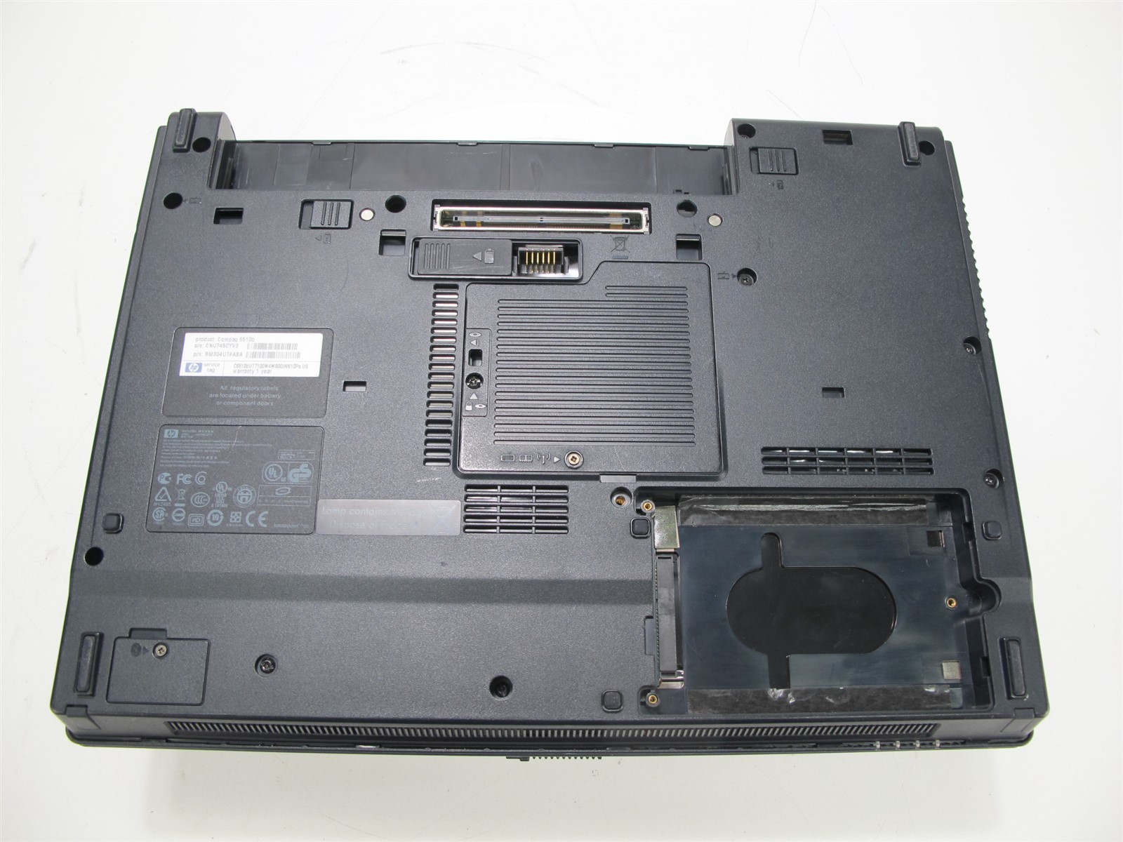 HP Compaq 6510B Laptop Core 2 Duo T7100 1.8GHz No HDD No OS