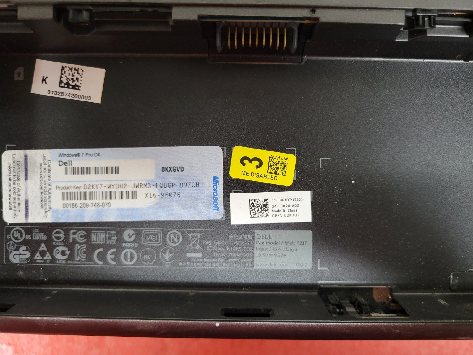 5x Dell Precision M4700/M4800 Mixed i7 4GB *No HDD/OS/Cover/Batt* | LP529DS