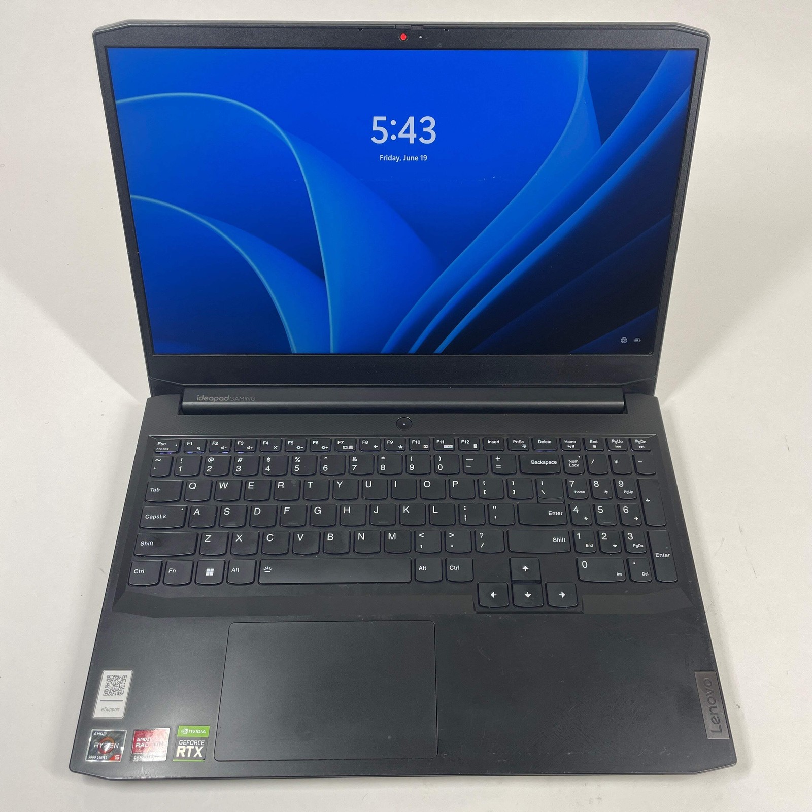 Lenovo IdeaPad 3 15ACH6 15.6″ Ryzen 5 5600H 3.3GHz 8GB RAM 256GB SSD RTX 3050 Ti