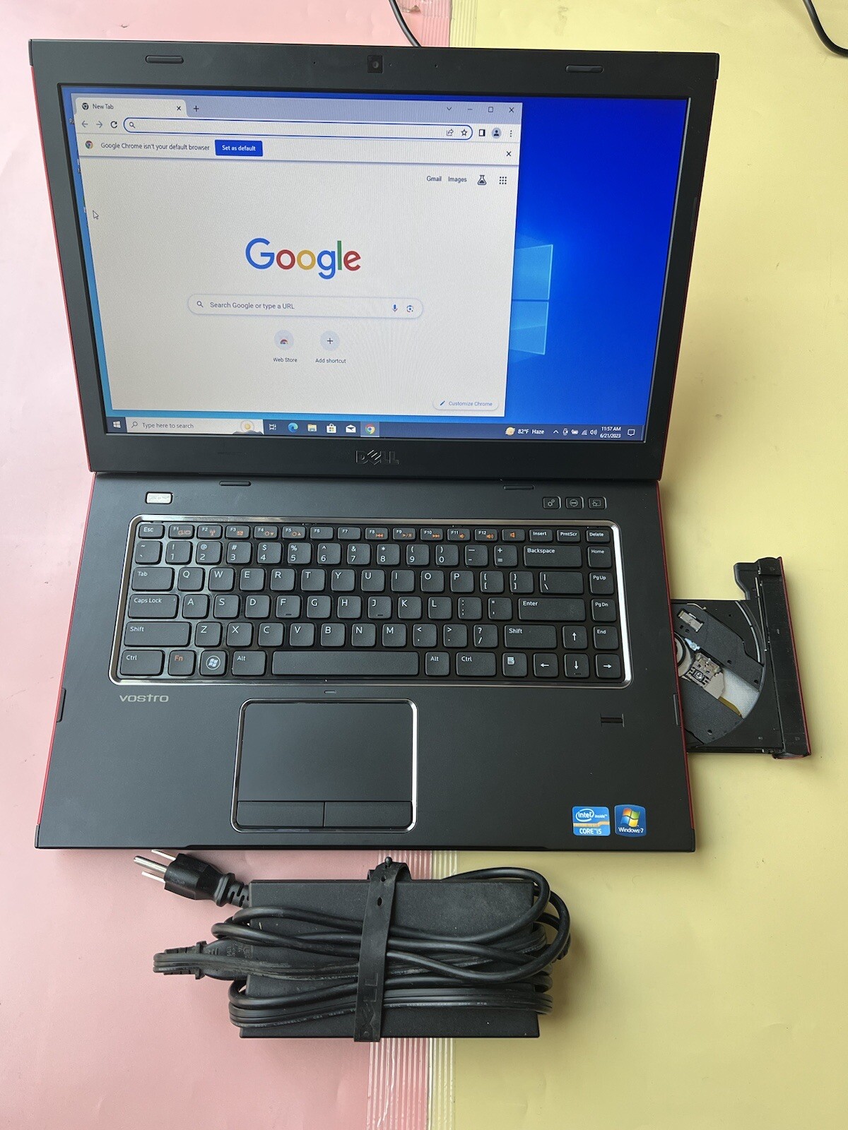Dell Vostro 3550 Intel Core I5-2410M 2.66GHz 6GB RAM 500GB HDM WEBCAM BLUETOOTH
