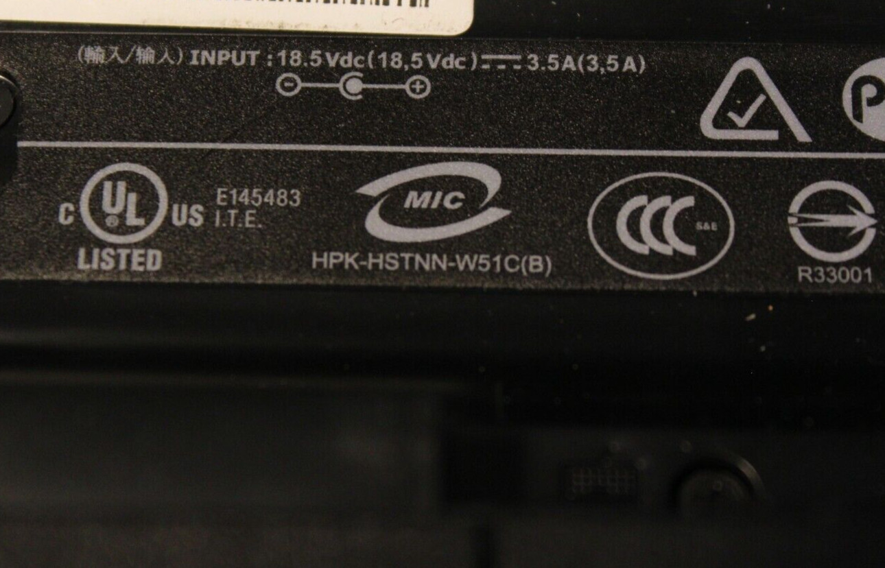 HP G60 Notebook For Parts 320GB HDD Wiped 3GB Ram Pentium T4400@2.20GHz CPU