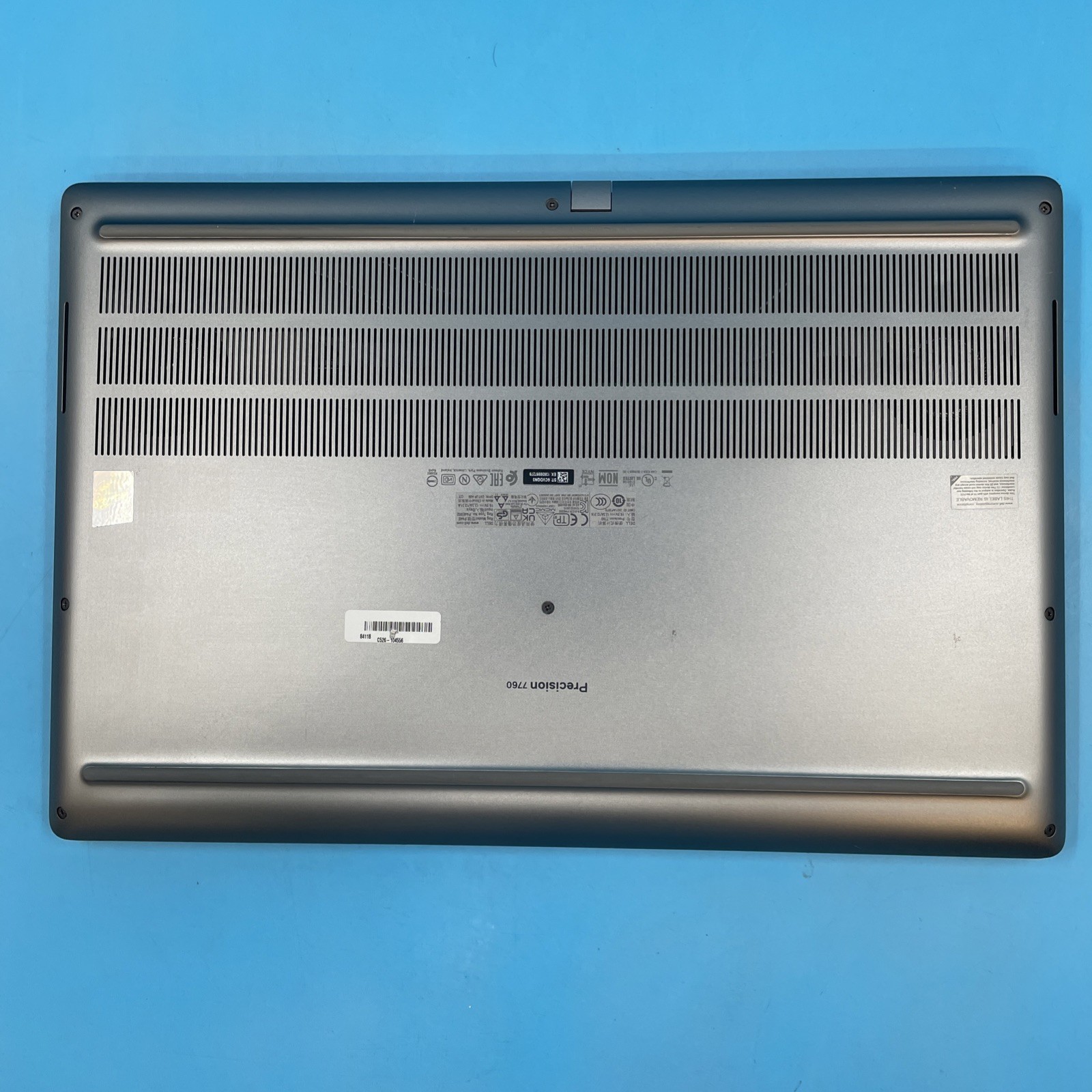 Dell Precision 7760 | i9-11950H | 64GB RAM | RTX A4000 | NO DRIVE/OS | 81% BATT