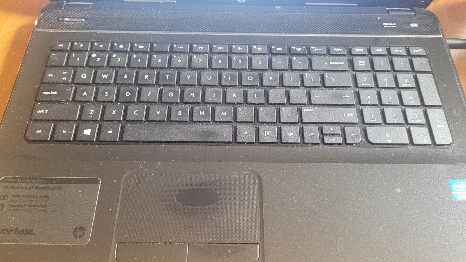 HP Pavilion g7 Laptop Intel Core i3 6GB RAM 500GB HDD Windows 8 17.3” Dolby