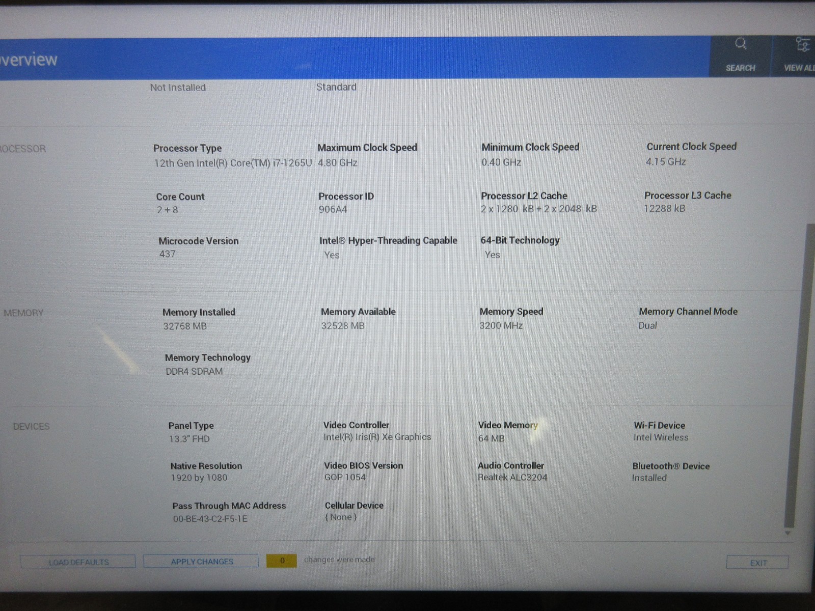 Dell Latitude 5330 13.3″ : i7-1265U 1.8GHz : 32GB RAM : 512GB SSD : Grade C