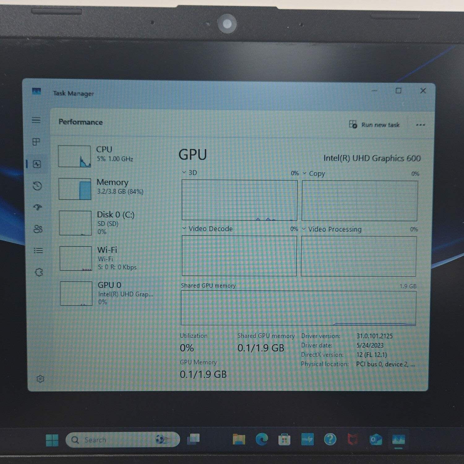 HP Laptop 14-DQ0762DX 13.9″ Celeron N4120 1.1GHz 4GB RAM 128GB SSD