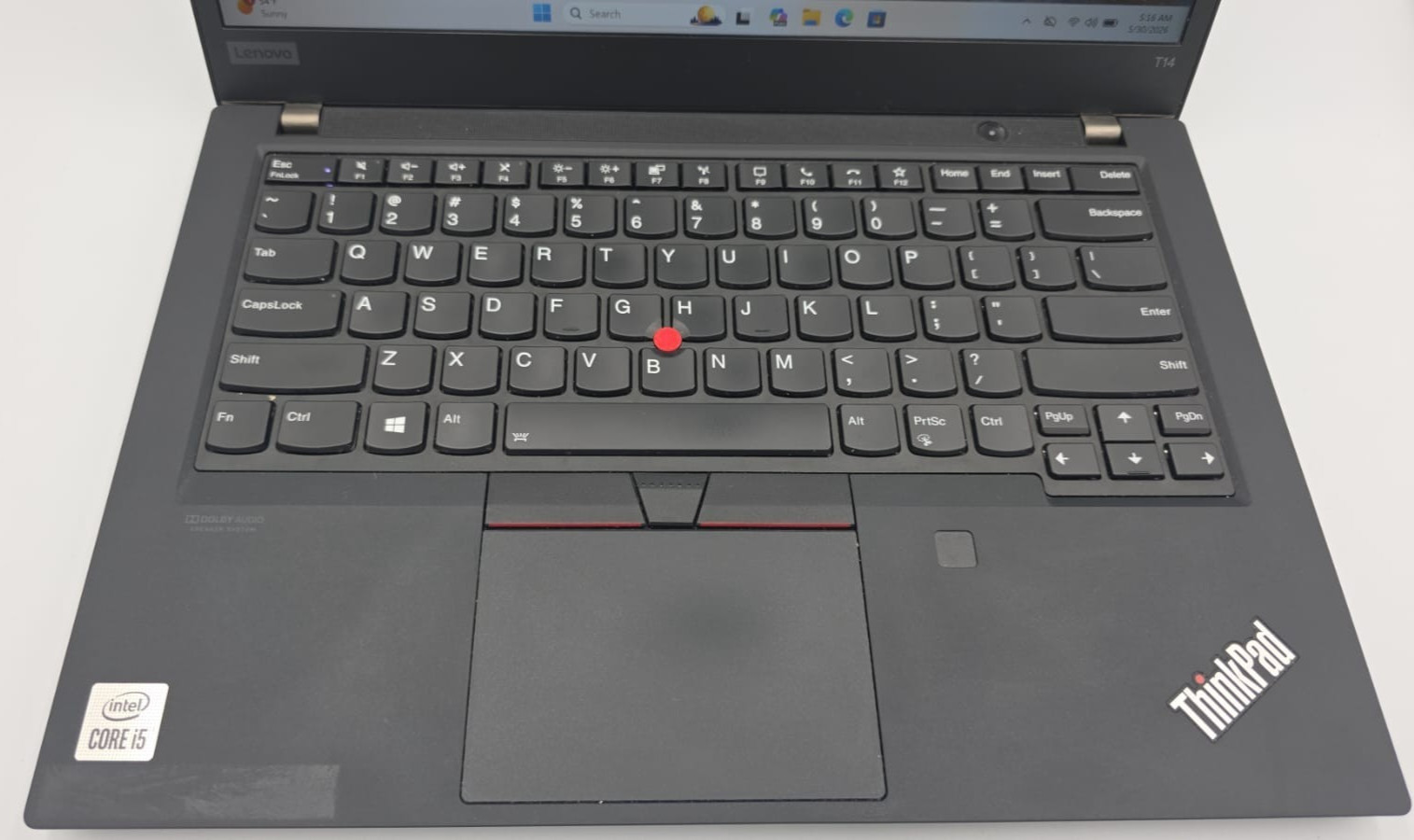 Lenovo ThinkPad T14 Gen1 14″ Ci5-10310U 16GB 256GB SSD Win11 charger