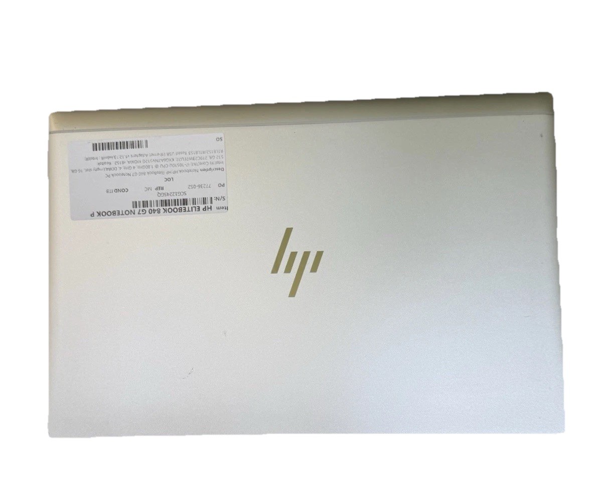 HP EliteBook 840 G7, i7-10510U CPU, @1.80GHz, 16GB RAM, 512GB NVMe-W10Pro