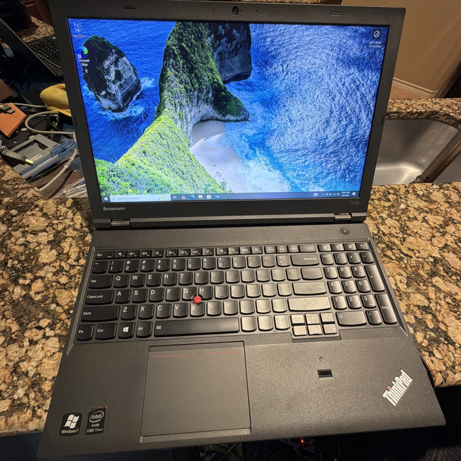 Lenovo ThinkPad T540p , 15.6 Display I7-4600M 2.90GHz 8GB RAM, 256GB SSD