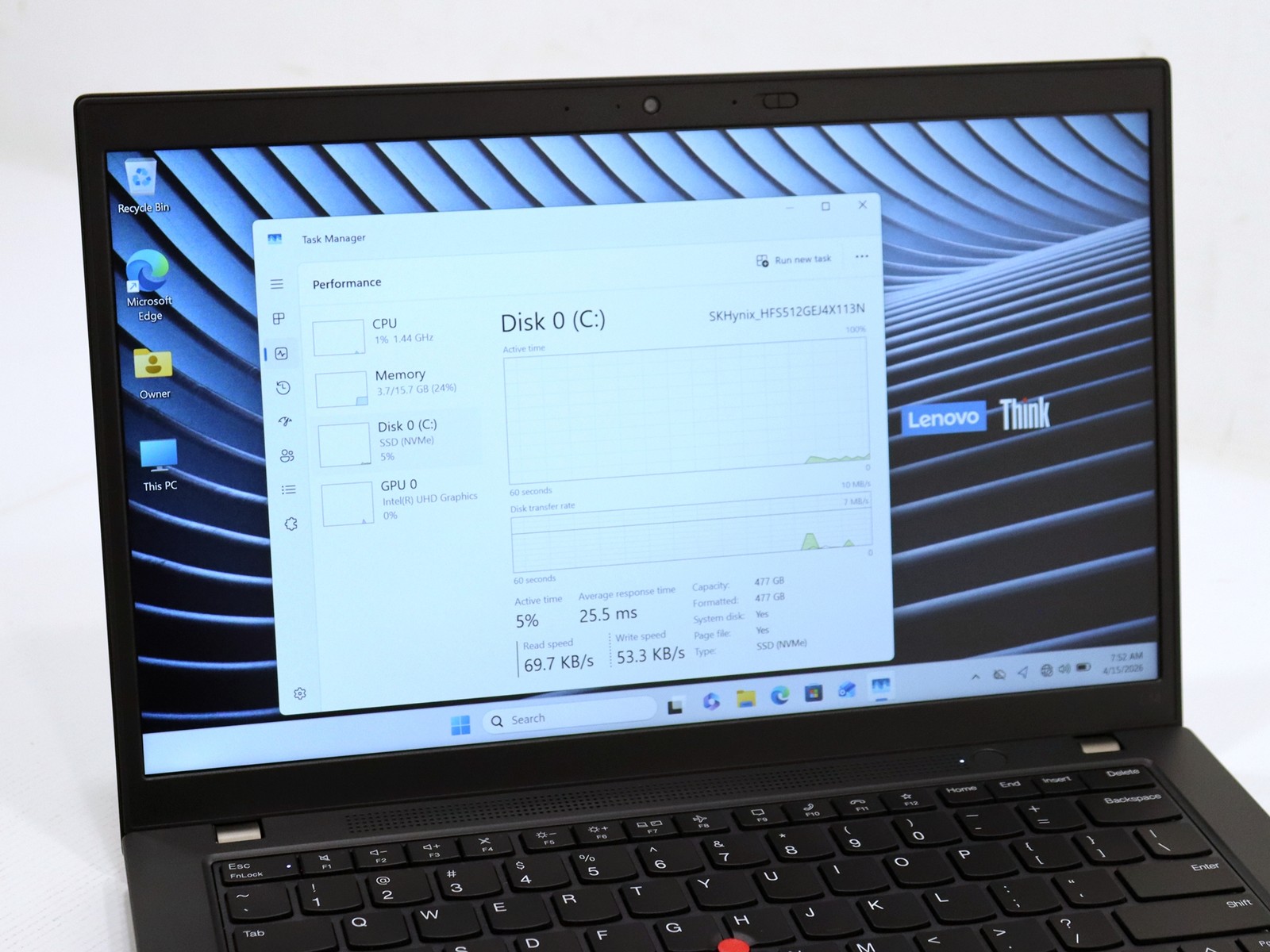 Lenovo ThinkPad L14 Gen 4 14.0″ i5-1345U 16GB 512GB NVMe W11P + Warranty 2027