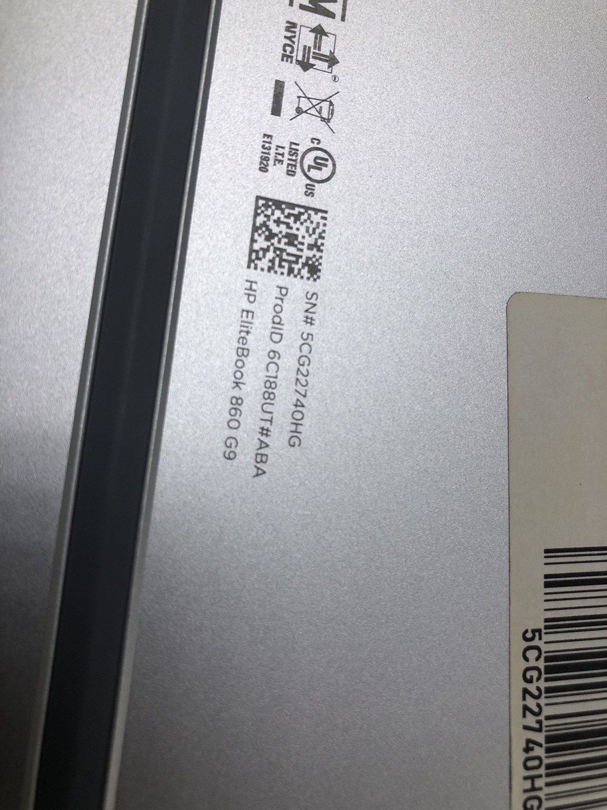 HP EliteBook 860 G9 i5-1235U 16GB 500GB SSD 16” FHD Windows 11 Pro Laptop