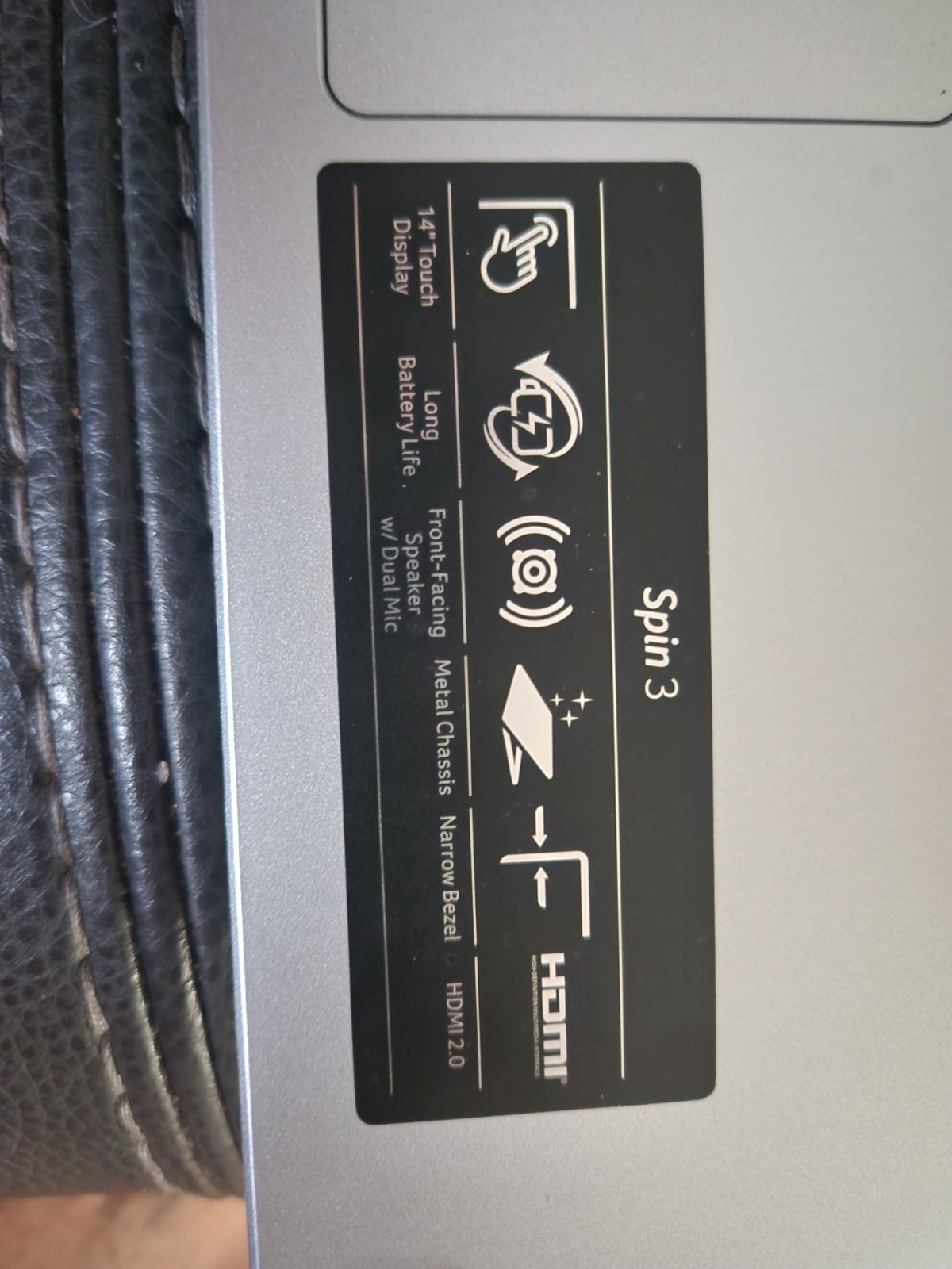 Acer Spin 3 SP314-21-R56W 14″ Laptop Ryzen 3 8GB Ram 128gb HD. Parts Or Repair