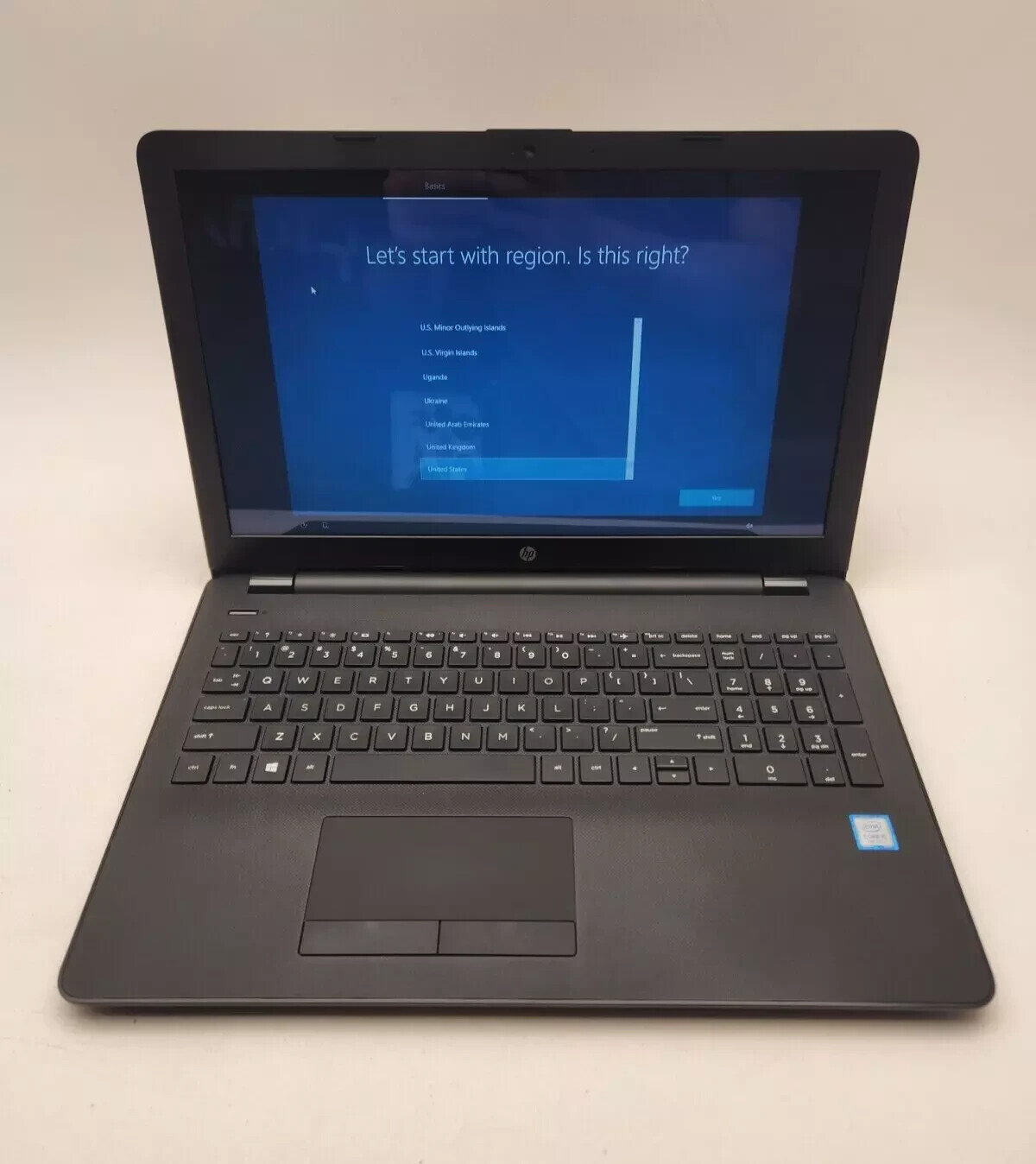 15.6″ HP Notebook Laptop 15-15-db0xxx 2.50 GHz AMD Ryzen 3 2200U 4.00 GB RAM