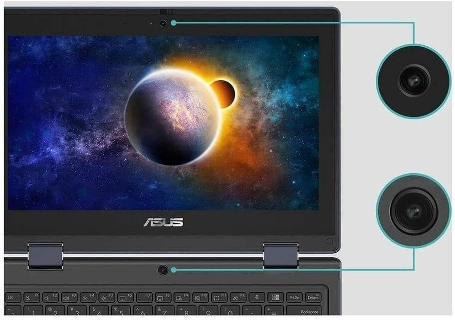 New Asus 11.6″ 2 in 1 Touchscreen Laptop Celeron N100 Quad Core 4GB 128GB SSD
