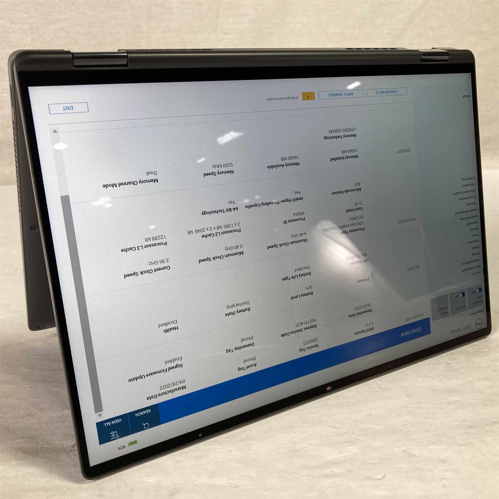 Dell Latitude 9430 14″ Convertible i5-1245U 1.6GHz 16GB 256GB NVMe SSD – Win 11