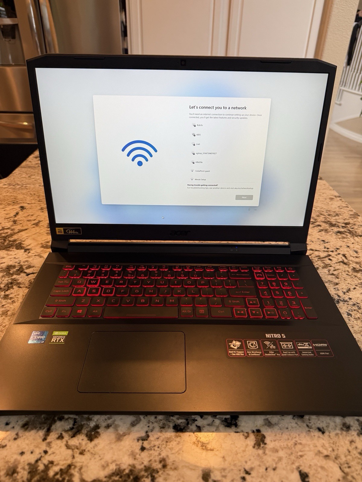 Acer Nitro 5 – 17.3″ FHD 144Hz – i7-11800H – NVIDIA RTX 3050 Ti – 16GB/1TB