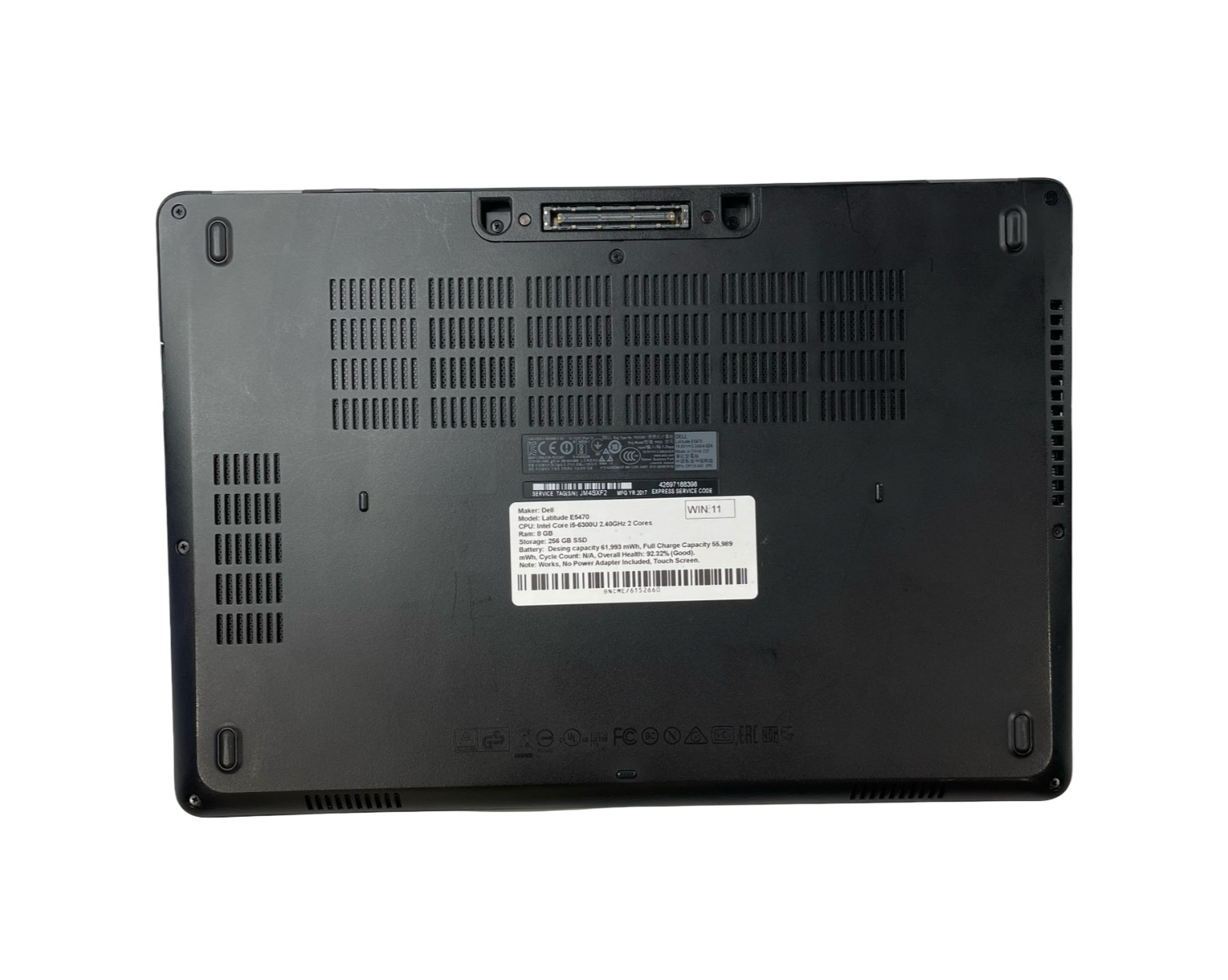 Dell Latitude E5470 i5-6300U 2.40GHz 8GB RAM 256GB SSD WIN 11 W/OUT AC,TOUCH