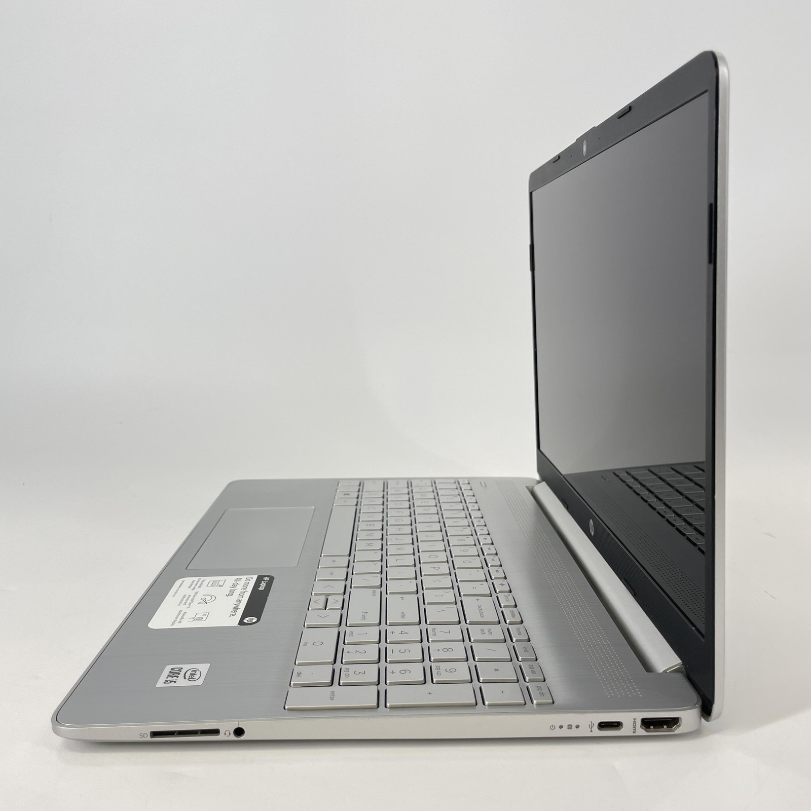 HP Notebook 15 Silver HD TOUCH i5-1035G1 1.00GHz 12GB 256GB SSD Good