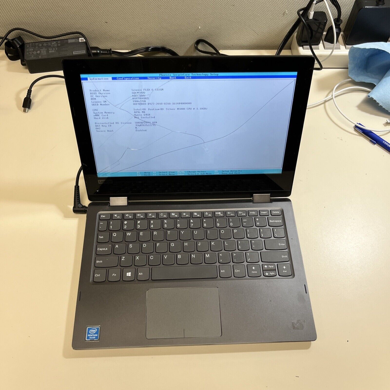 Lenovo Flex 6 Pentium Silver N5000@1.10ghz 4GB – Read