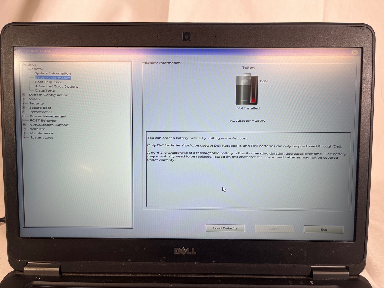 Dell Latitude E7450 Intel Core i5-5300U 8 GB No Drive 14″ FOR PARTS/REPAIR