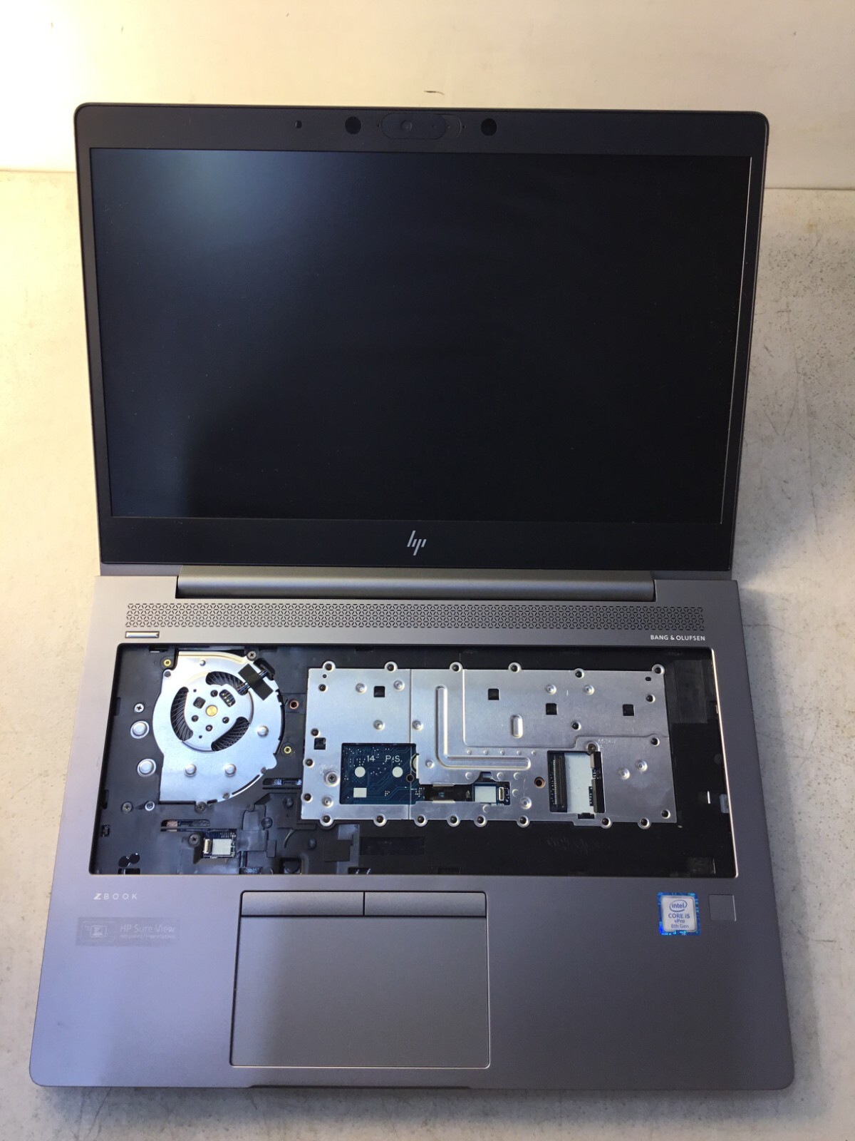HP zBook 14U G6, Intel Core i5 8th Gen, NO RAM, NO HDD