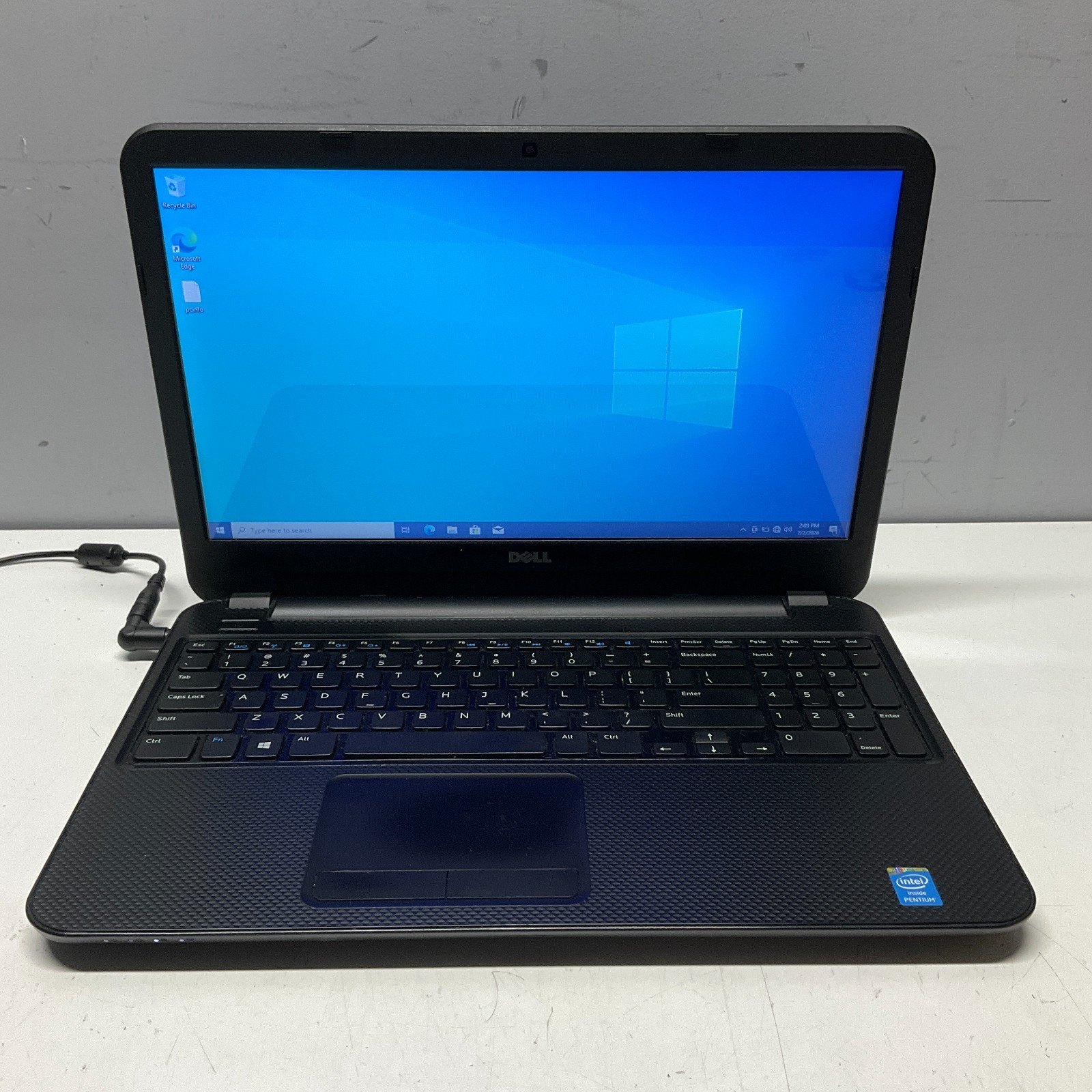 Dell Inspiron 3521 Laptop Intel Pentium 2127U 1.90 GHz 4GB 128GB SSD Win 10 Pro