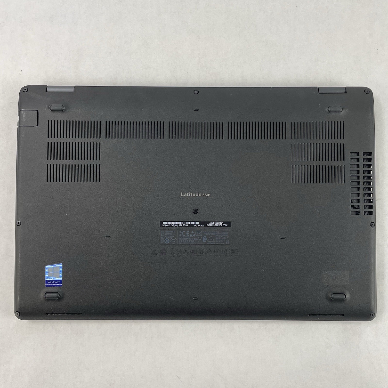 Dell Latitude 5501 15.6″ i5-9400H 2.50 GHz 8 GB RAM No SSD/OS/AC/Battery