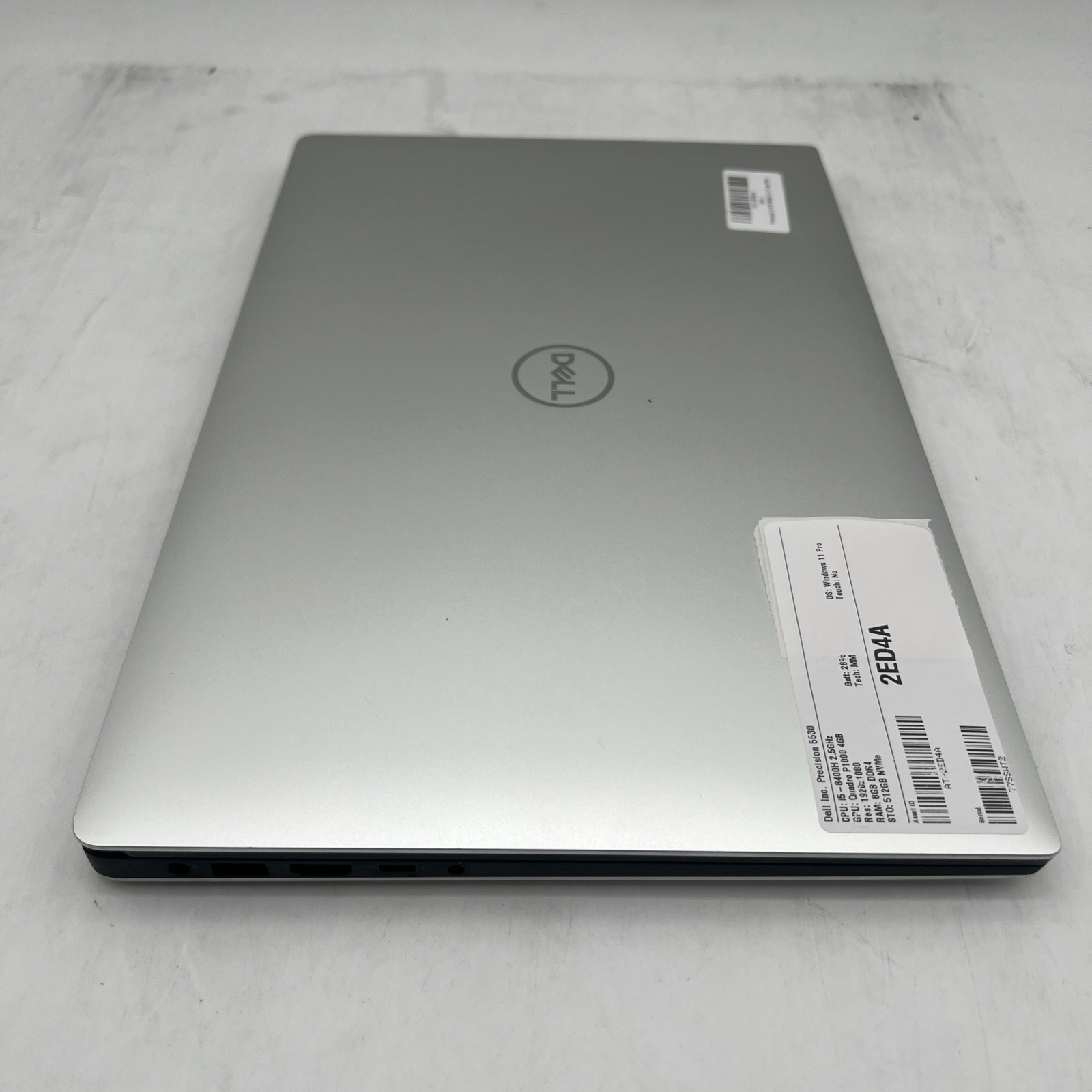 Dell Precision 5530 i5 8400H 2.5GHz 8GB RAM Quadro P1000 512GB SSD Win11P