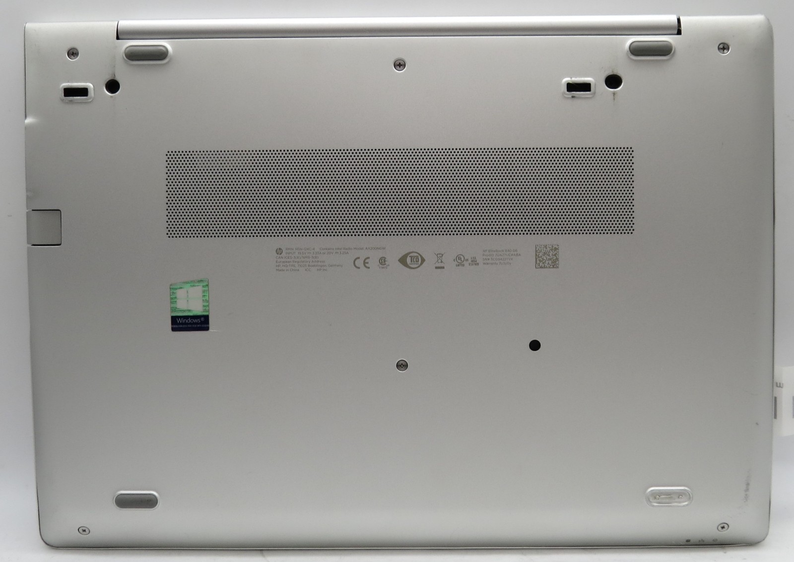 HP EliteBook 840 G6 i5-8365U @ 1.6 GHz 8GB RAM No SSD *PARTS