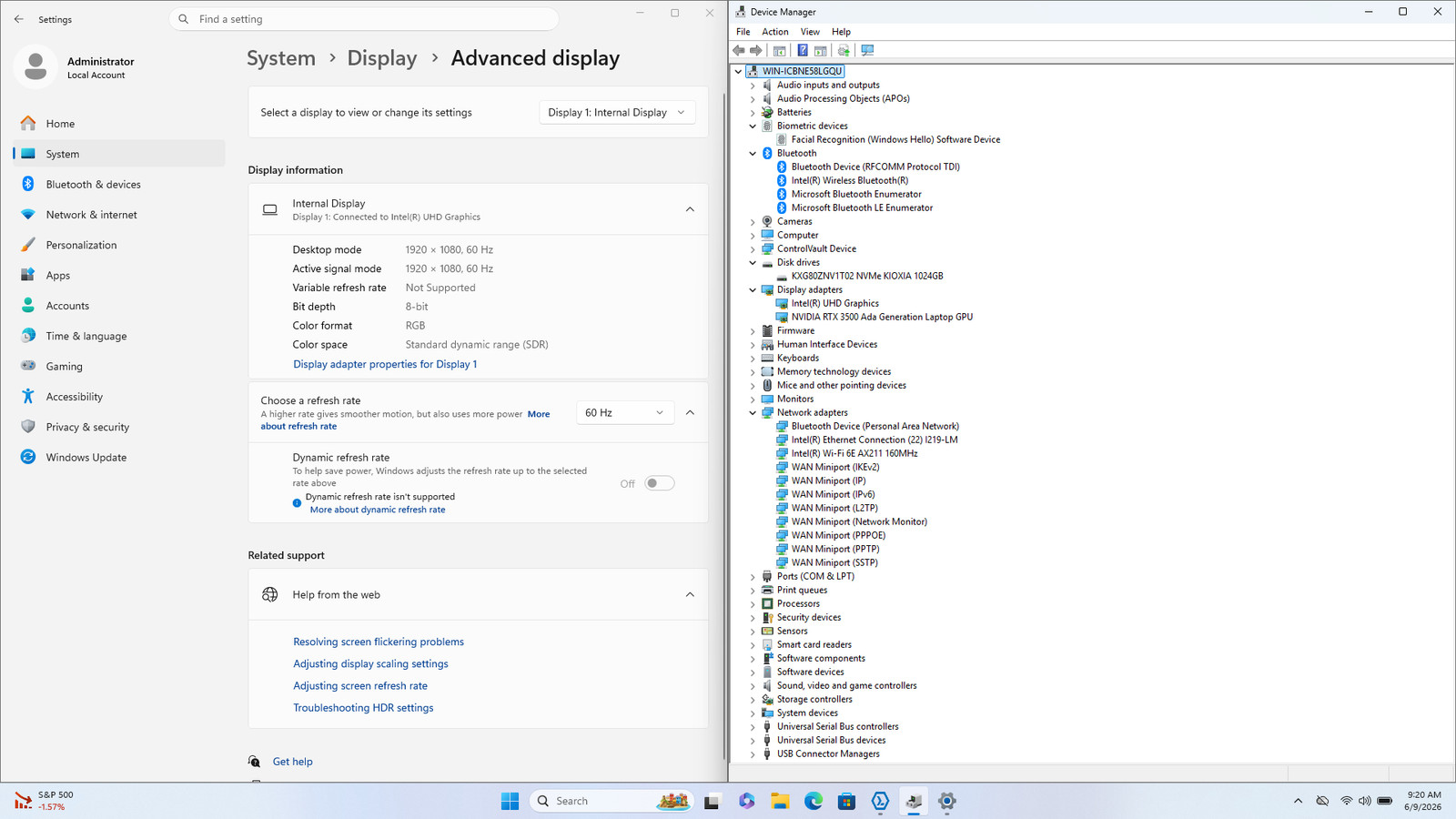 Dell Precision 7780 17.3″ FHD i9-13950HX 64GB DDR5 1TB SSD RTX 3500 Ada 12GB