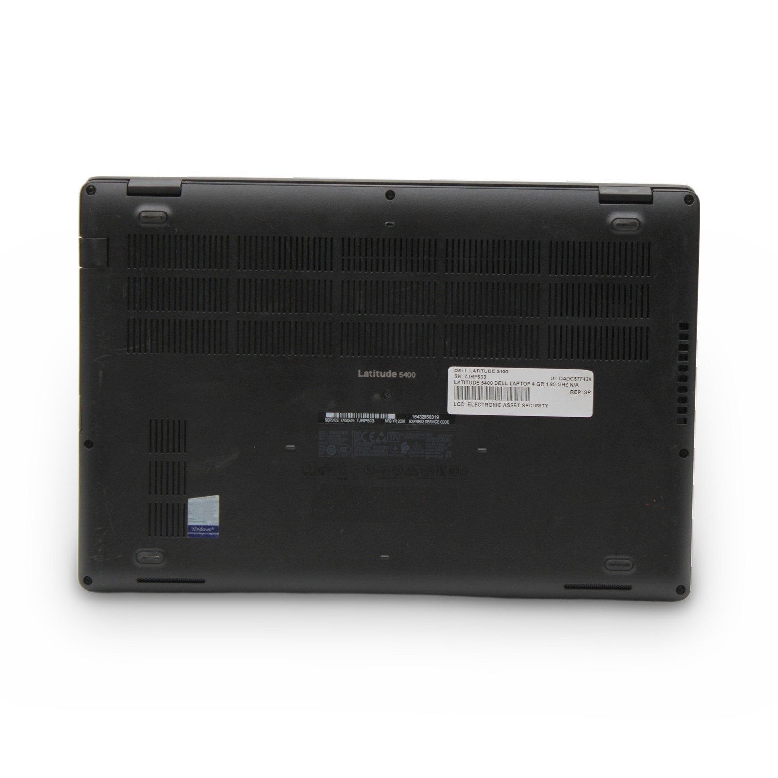 Dell Latitude 5400 14in i7-8665U 1.9GHz 4GB 1920×1080 No OS, Drive, Battery