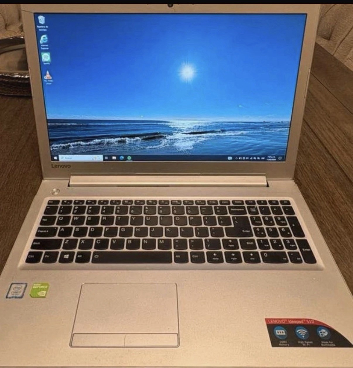 Lenovo Ideapad 510-15IKB i7-7500U 12GB 256GB SSD GT 940MX 15.6″ FHD Win10 Silver