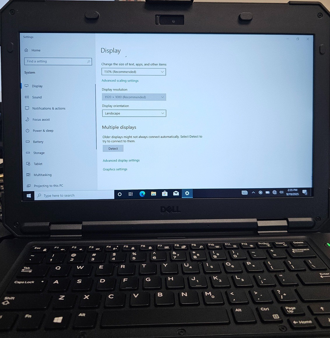 Dell Latitude 14 Rugged 5420 Laptop i5-8350U 16GB 256GB WEBCAM BLACK