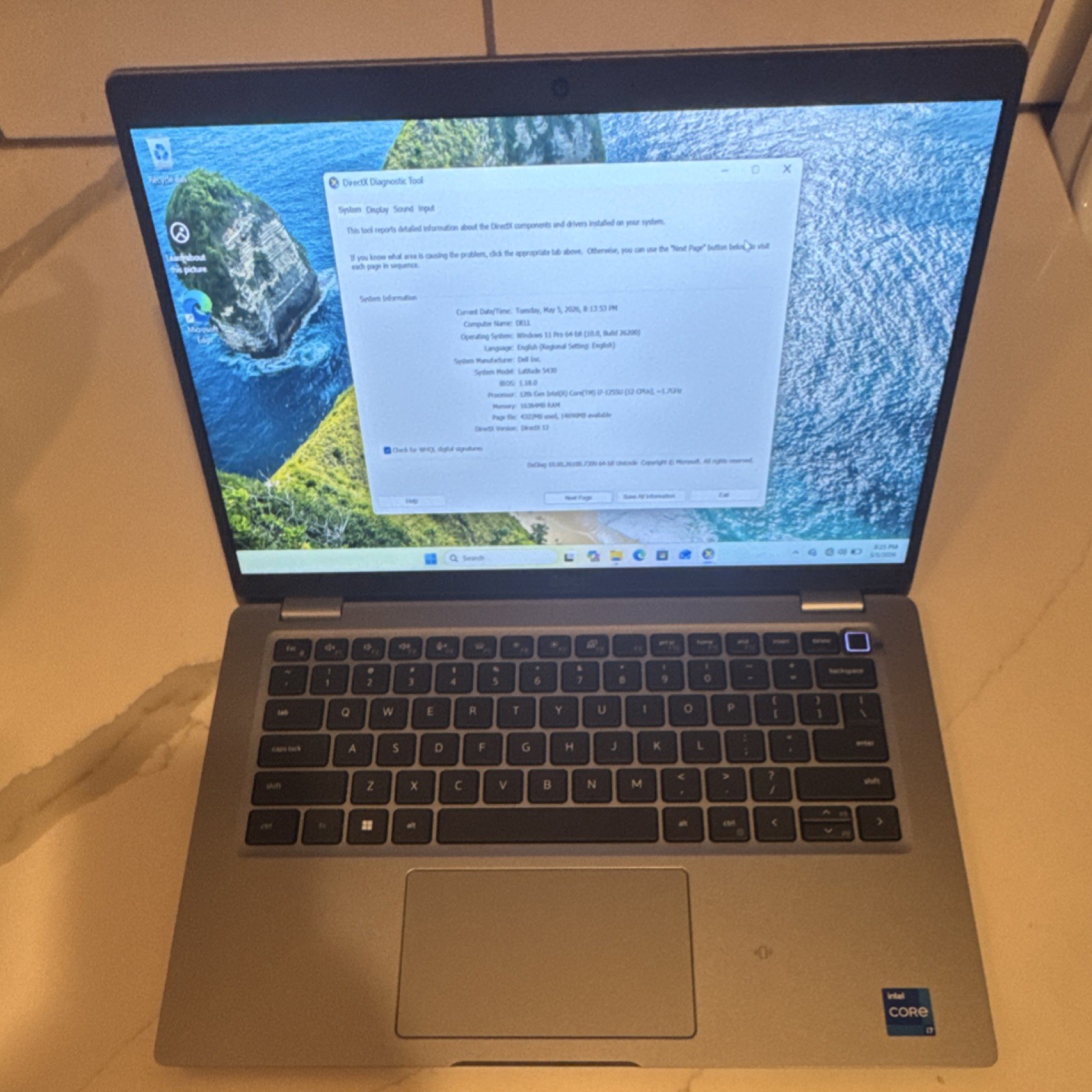 Dell Latitude 5430 14in FHD i7 12th Gen 16GB 512GB SSD Win 11 Pro